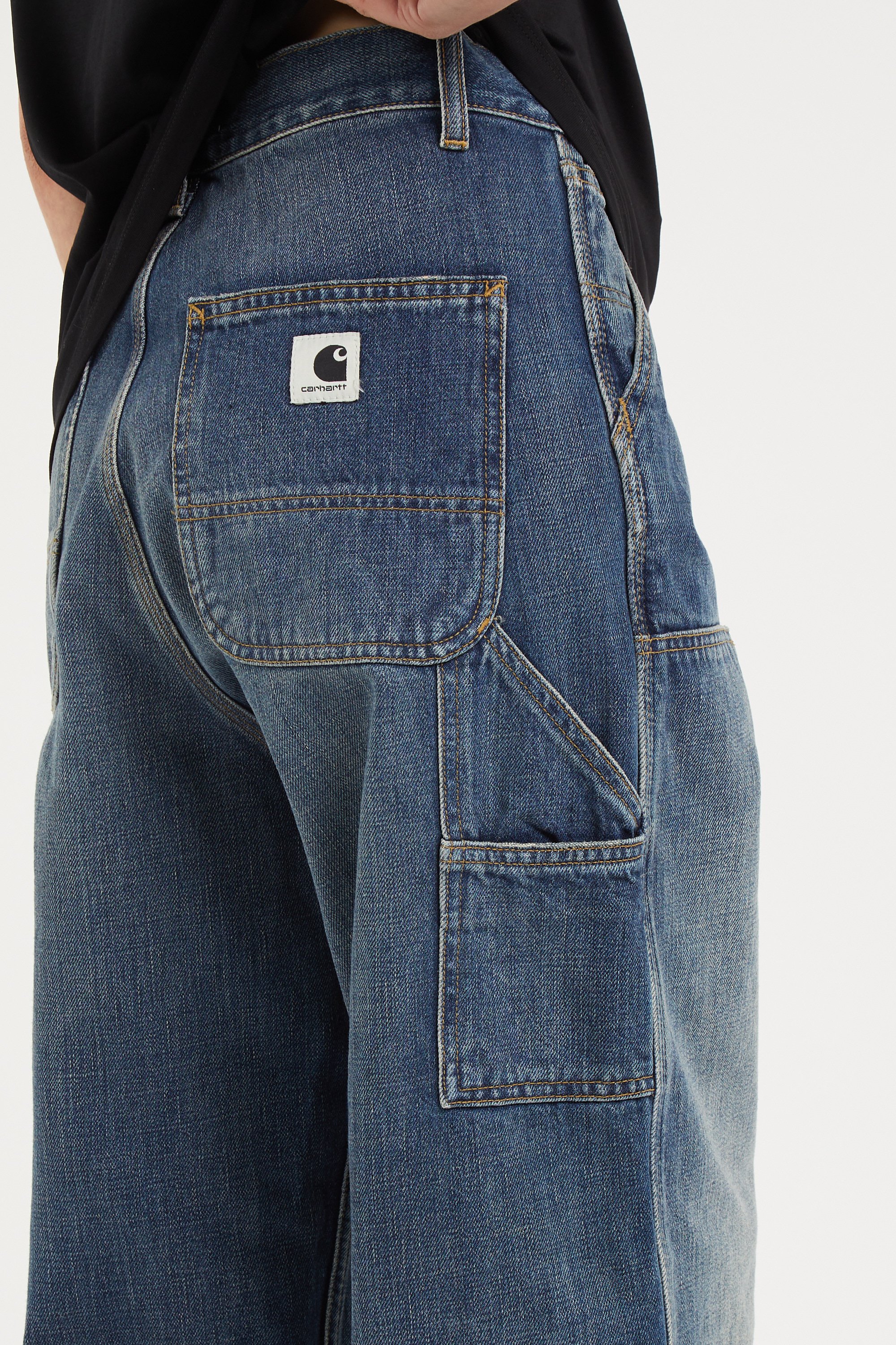 Jean w' brandon double knee pant CARHARTT WIP Bleu