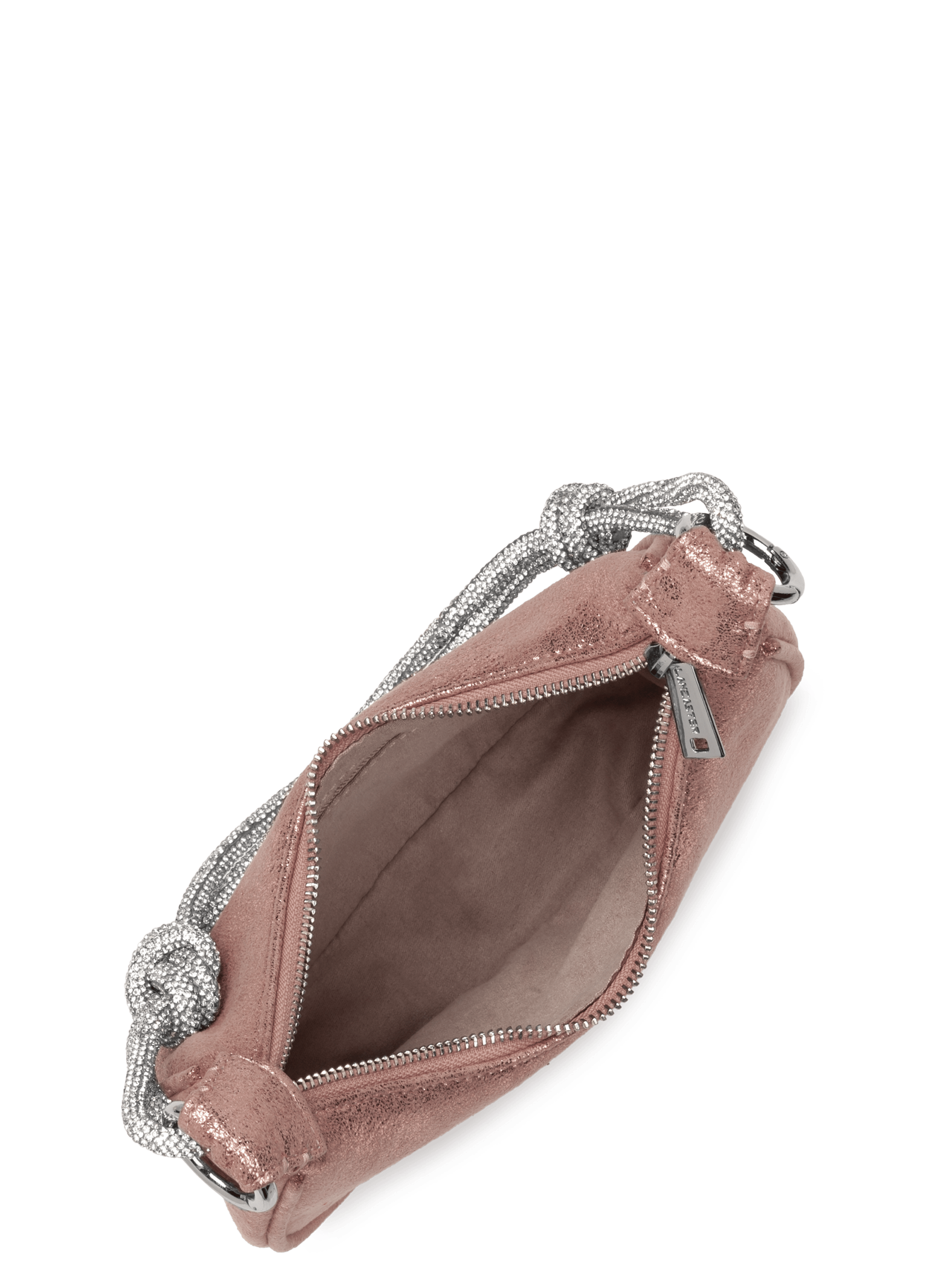 Half-moon bag – shiny event LANCASTER Pink