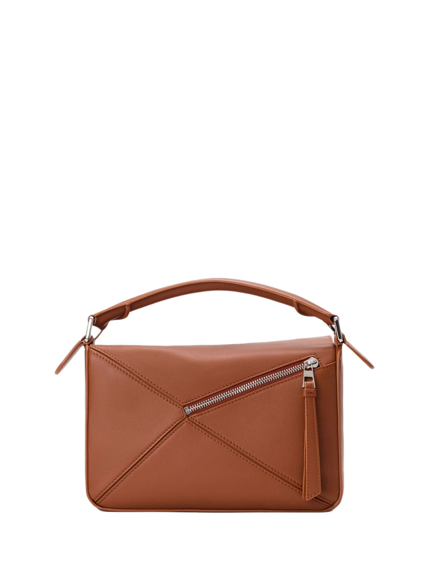 Small Puzzle Bag in classic calf leather with overlays LOEWE Brown