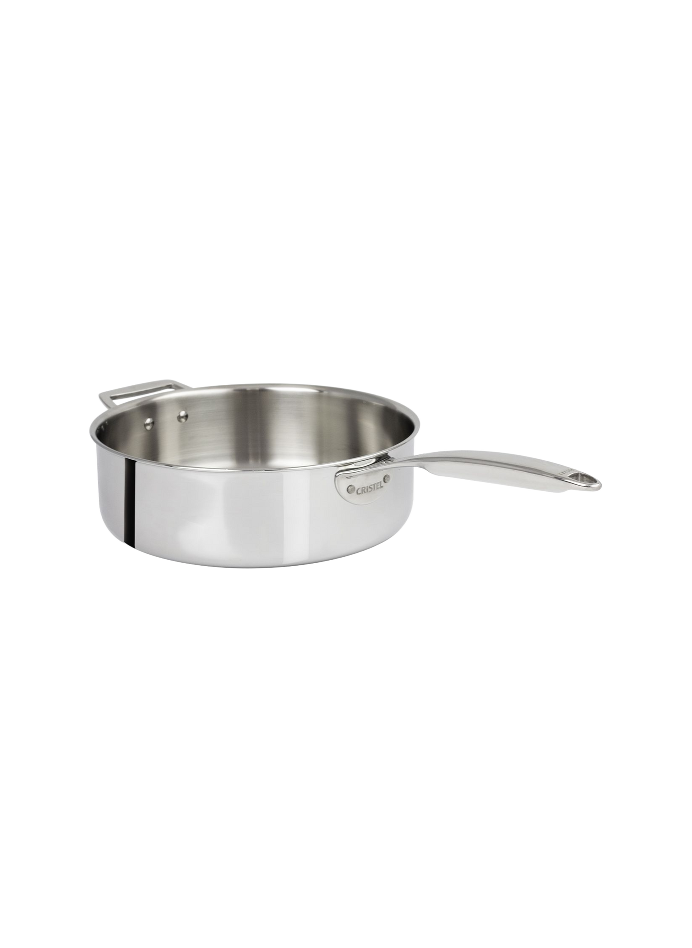 Sauteuse Ultraply Castel'Pro en inox CRISTEL Gris
