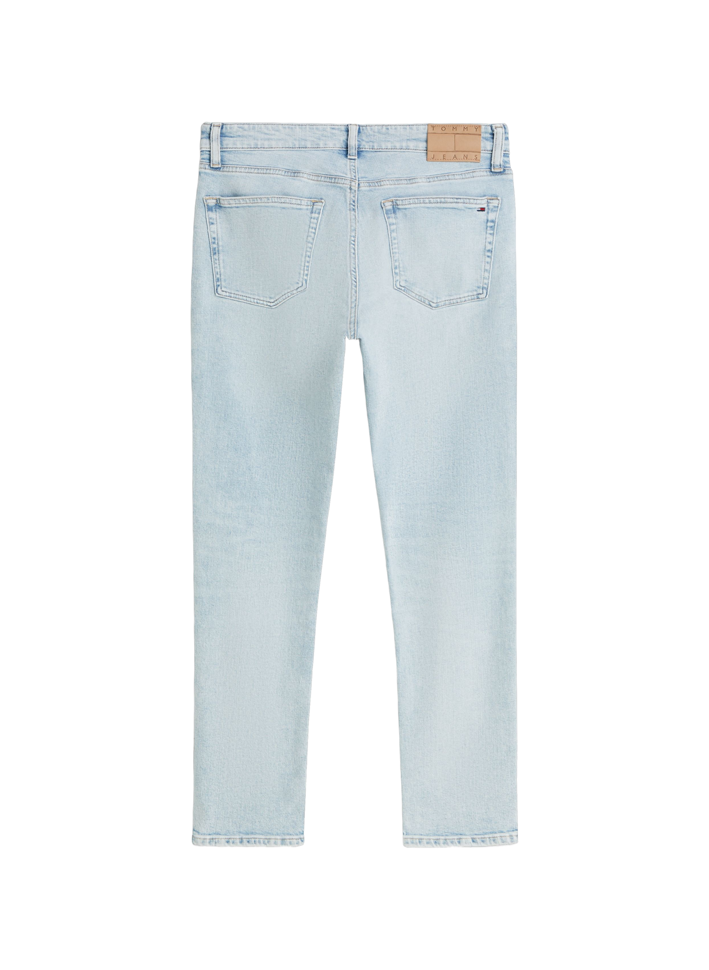Slim fit washed denim jeans TOMMY HILFIGER Blue