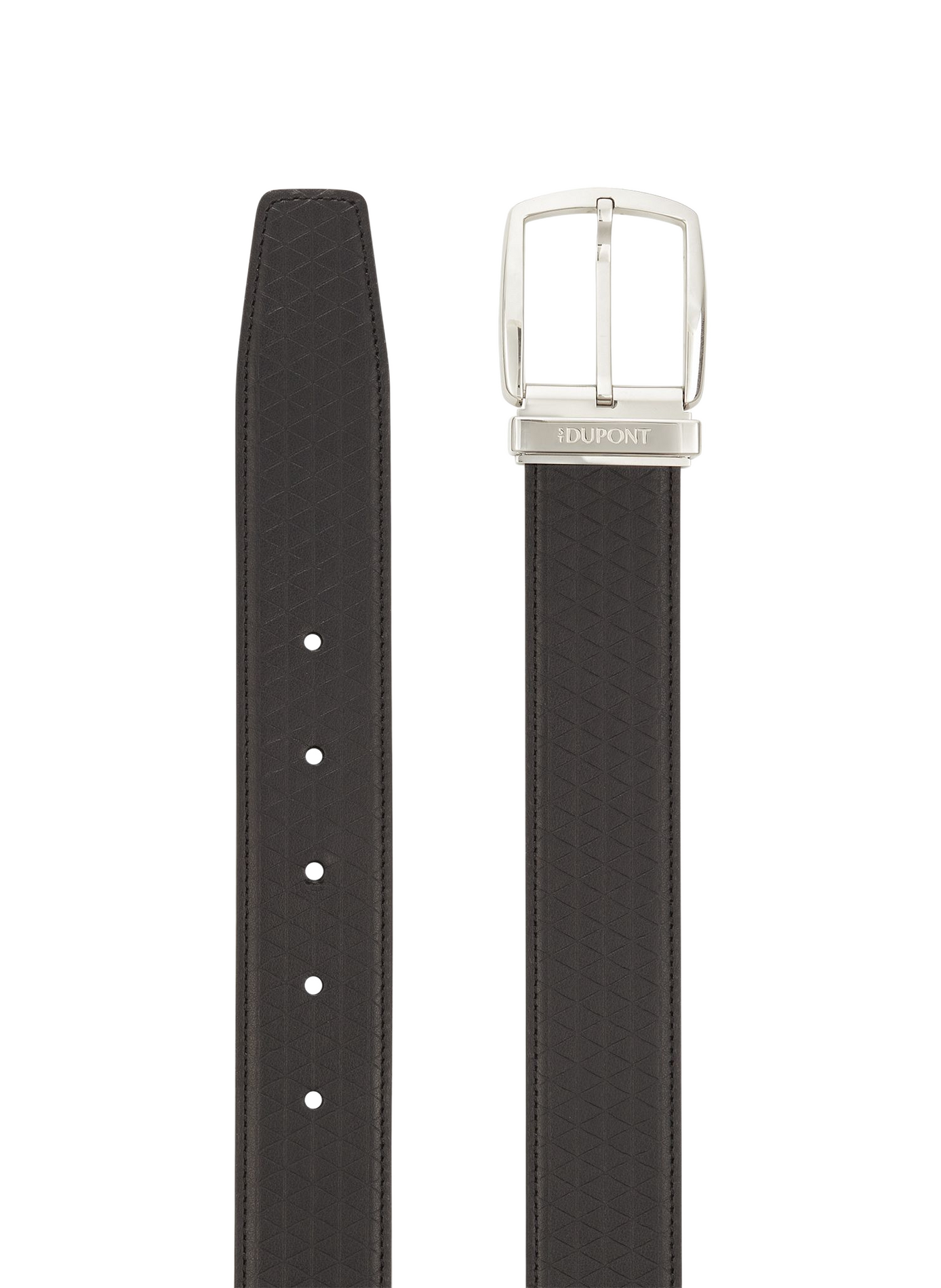 Linie D geprägter Ledergürtel S.T. DUPONT Schwarz