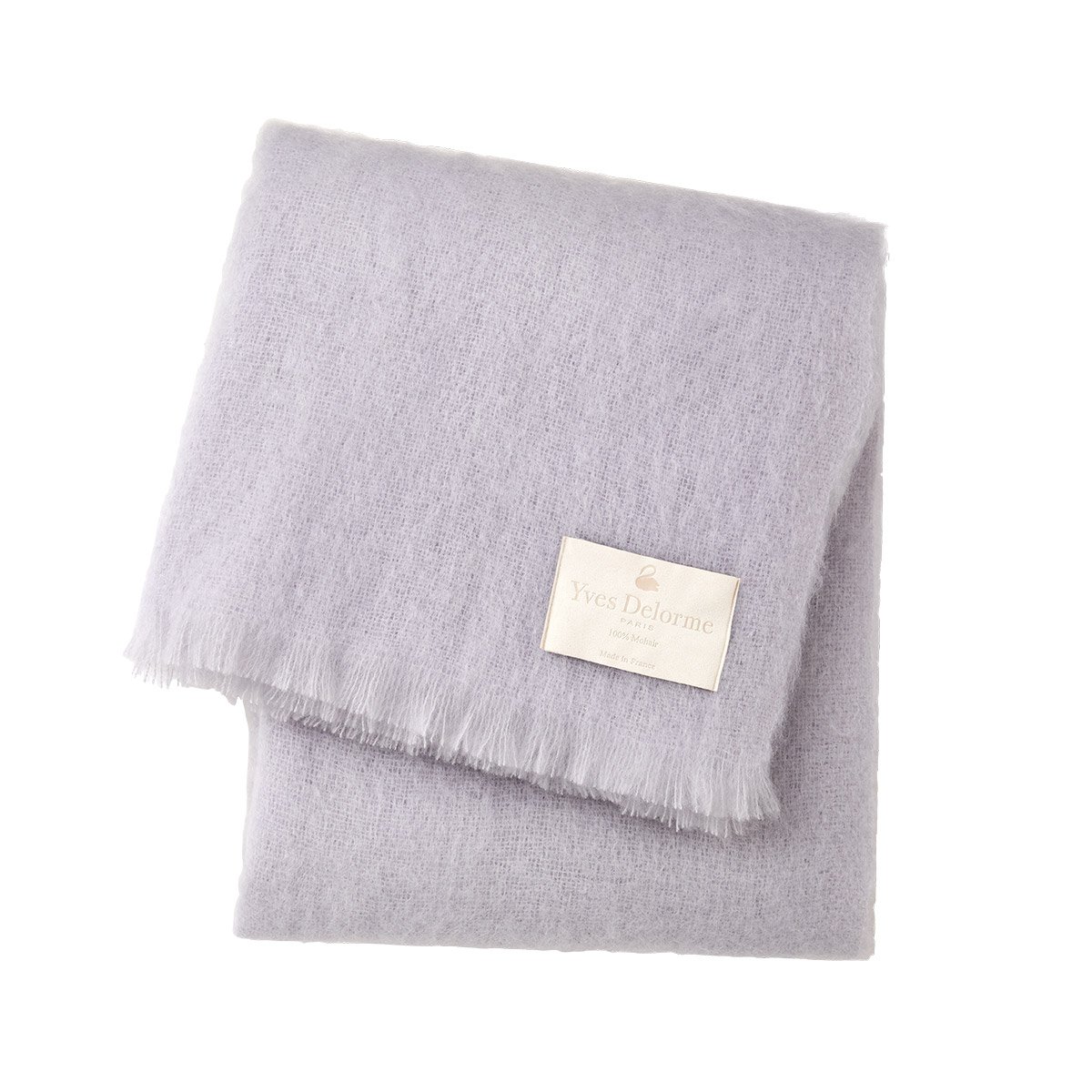Couverture en mohair, mohair GrisYVES DELORME