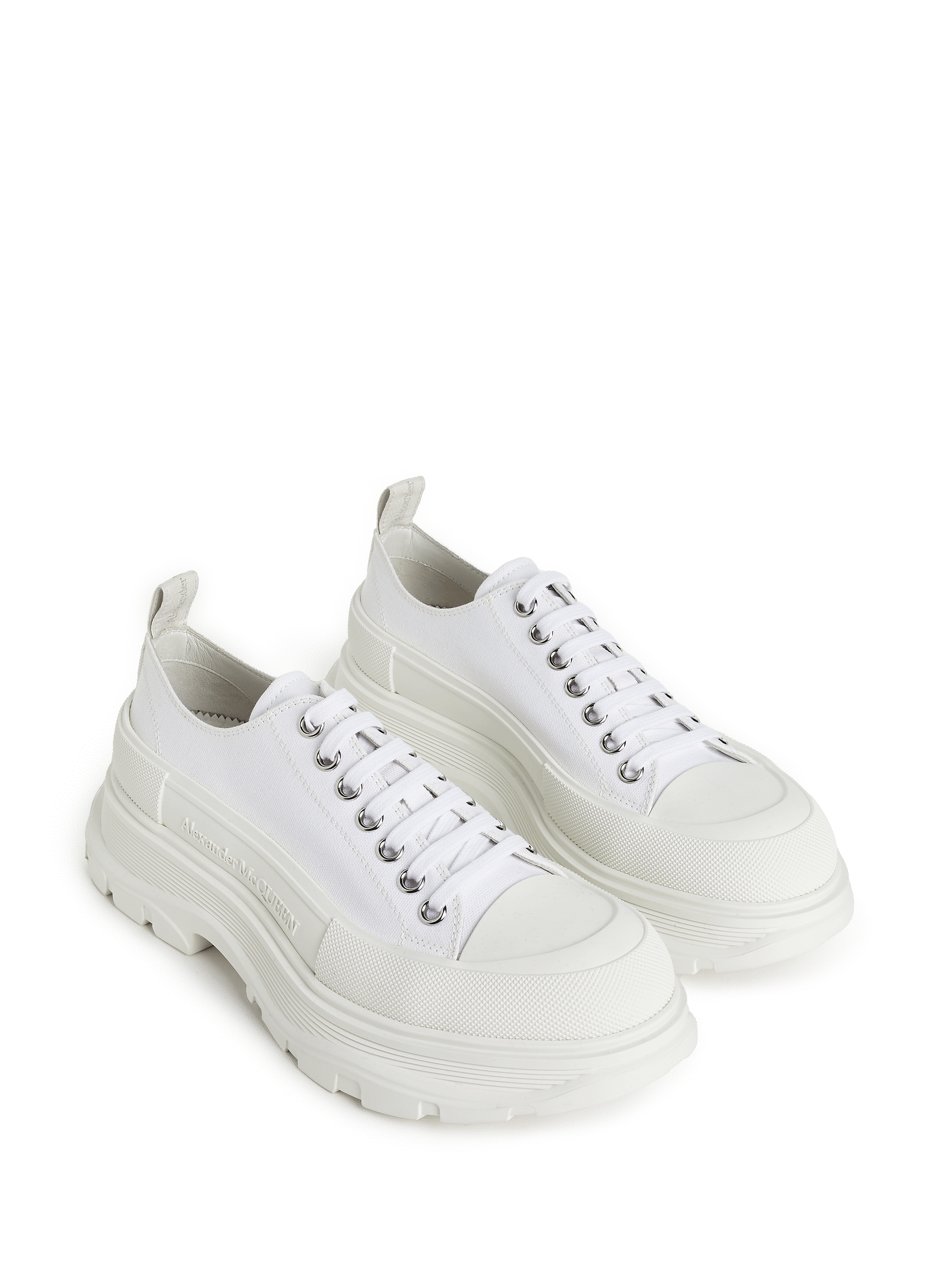 Baskets tissée  ALEXANDER MCQUEEN Blanc