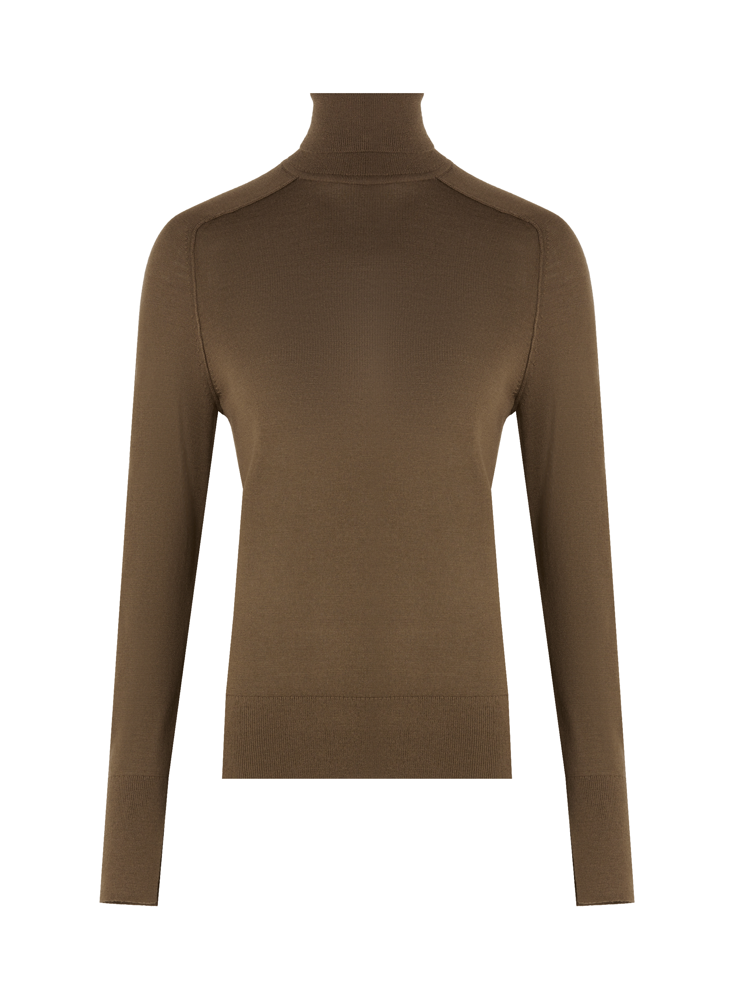 Pull col roulé en laine