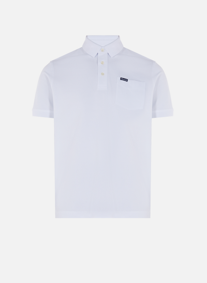 Plain cotton polo shirt FACONNABLE