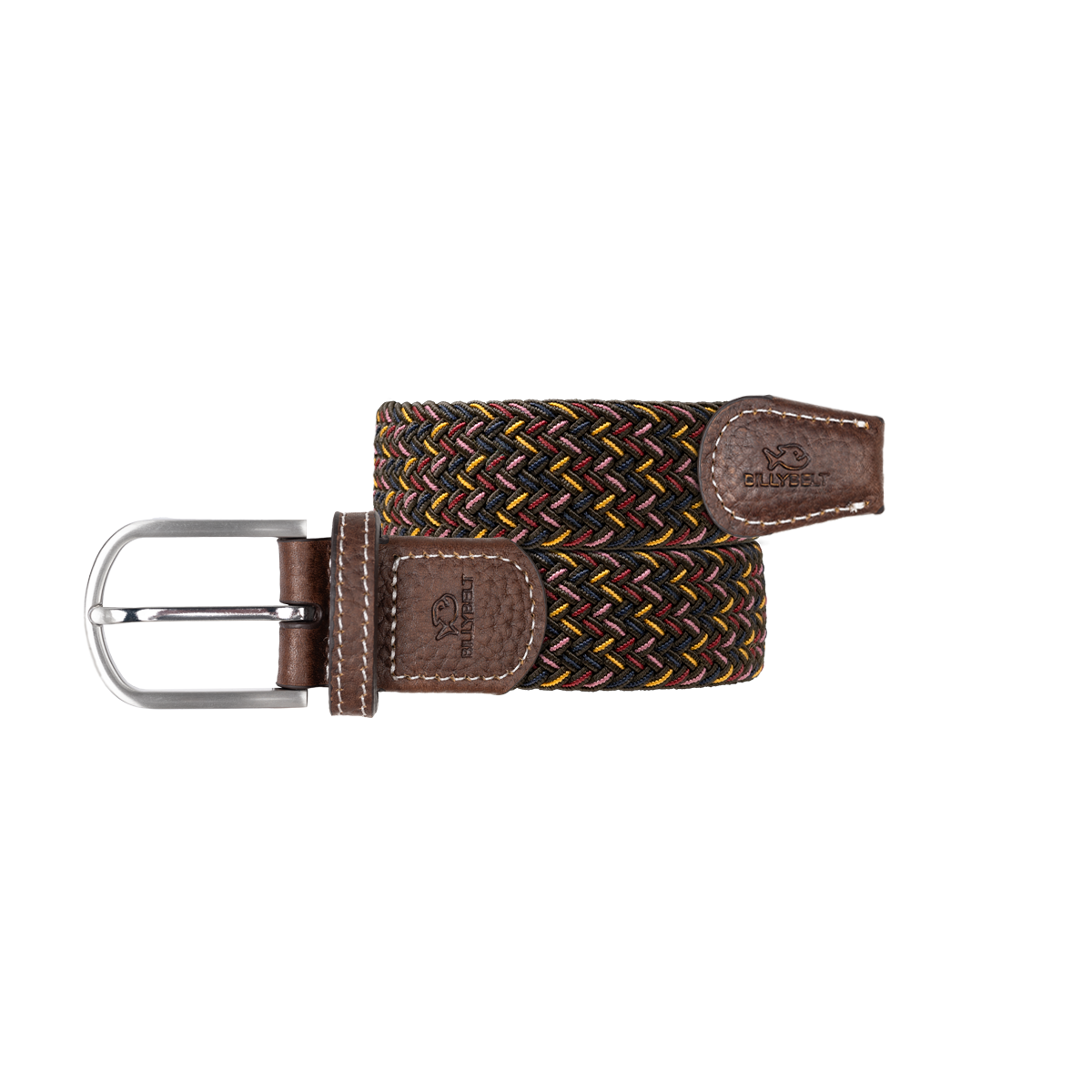 BILLYBELT Ceinture tressée élastique multicolore Multicolore