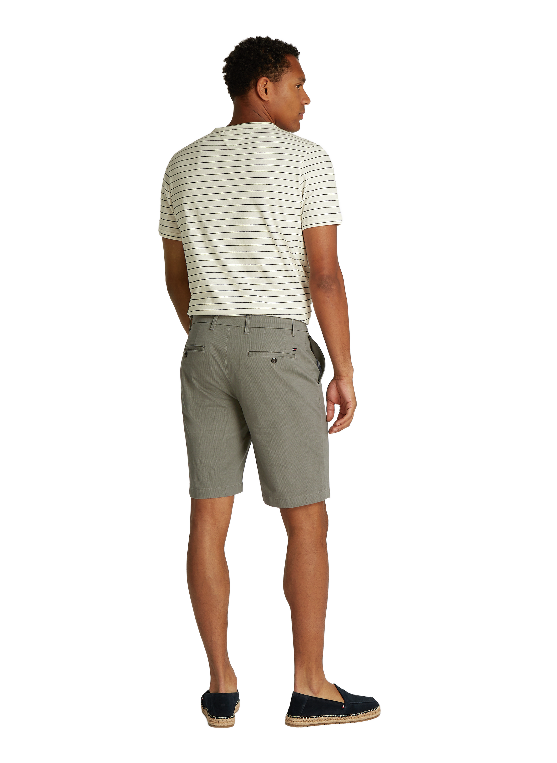 Short chino en coton TOMMY HILFIGER Gris