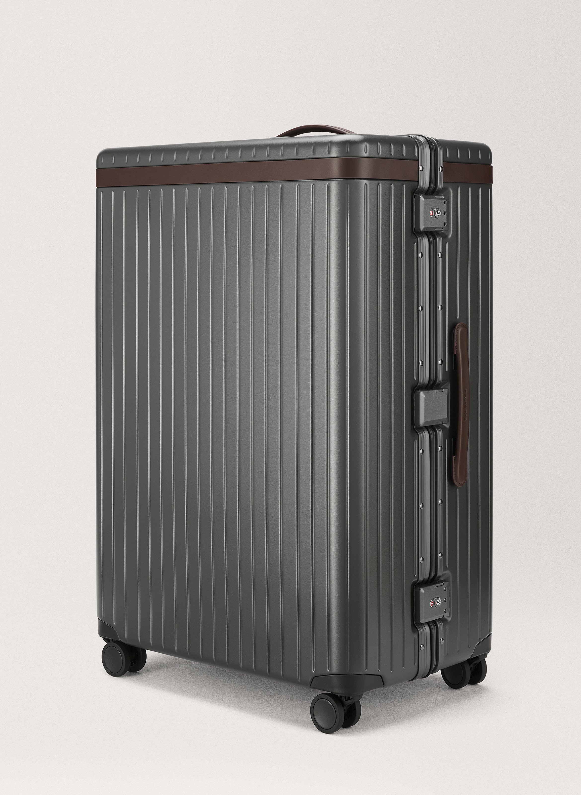 Valise 'the large check-in' en polycarbonate CARL FRIEDRIK Gris