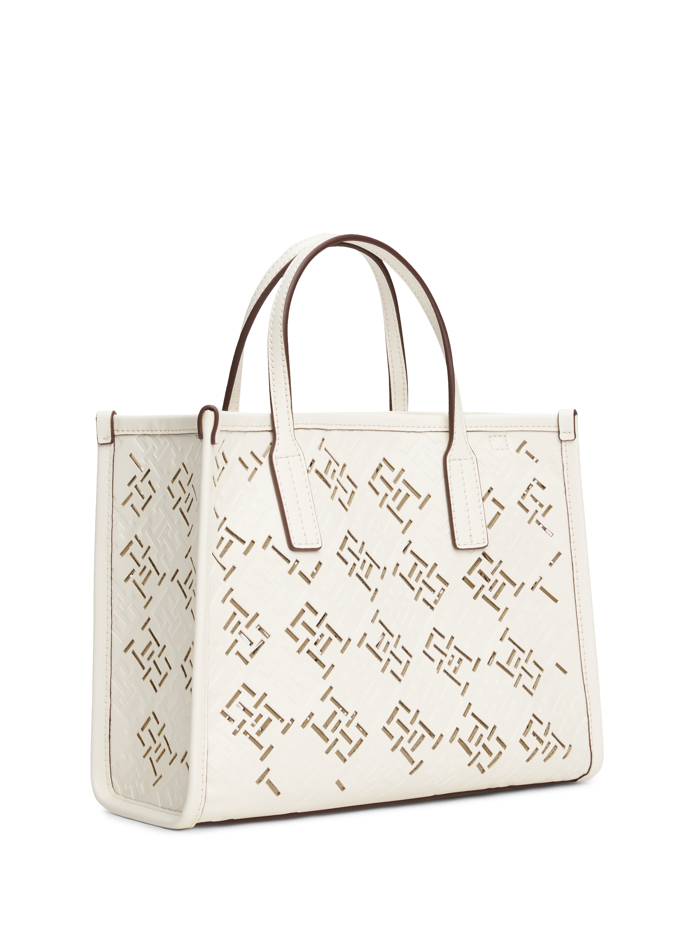 City monogram handbag TOMMY HILFIGER Beige