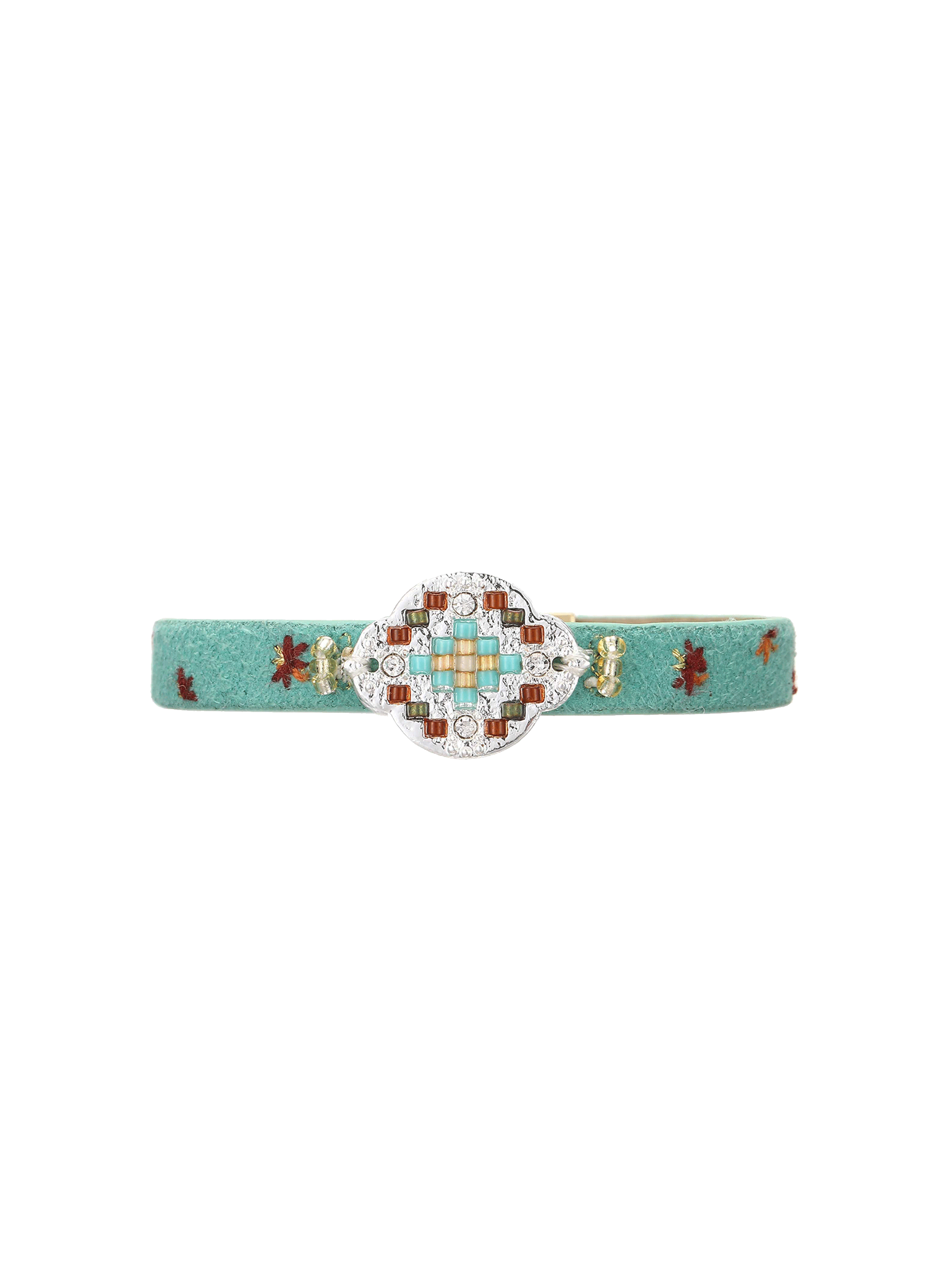 Bracelet avec fermoir aimanté et placage eclectik HIPANEMA Bleu