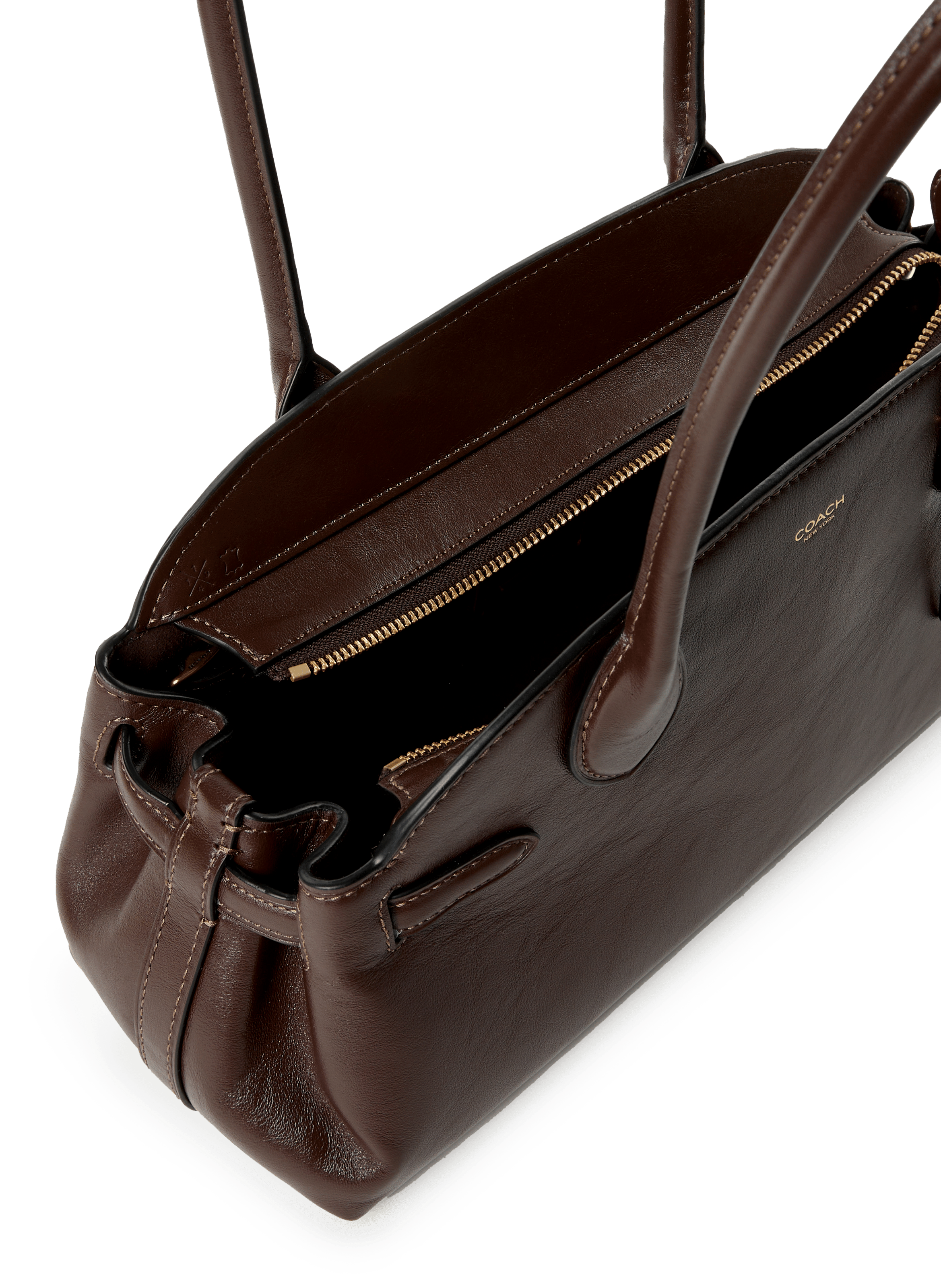 Sac à main Empire 34 COACH Marron