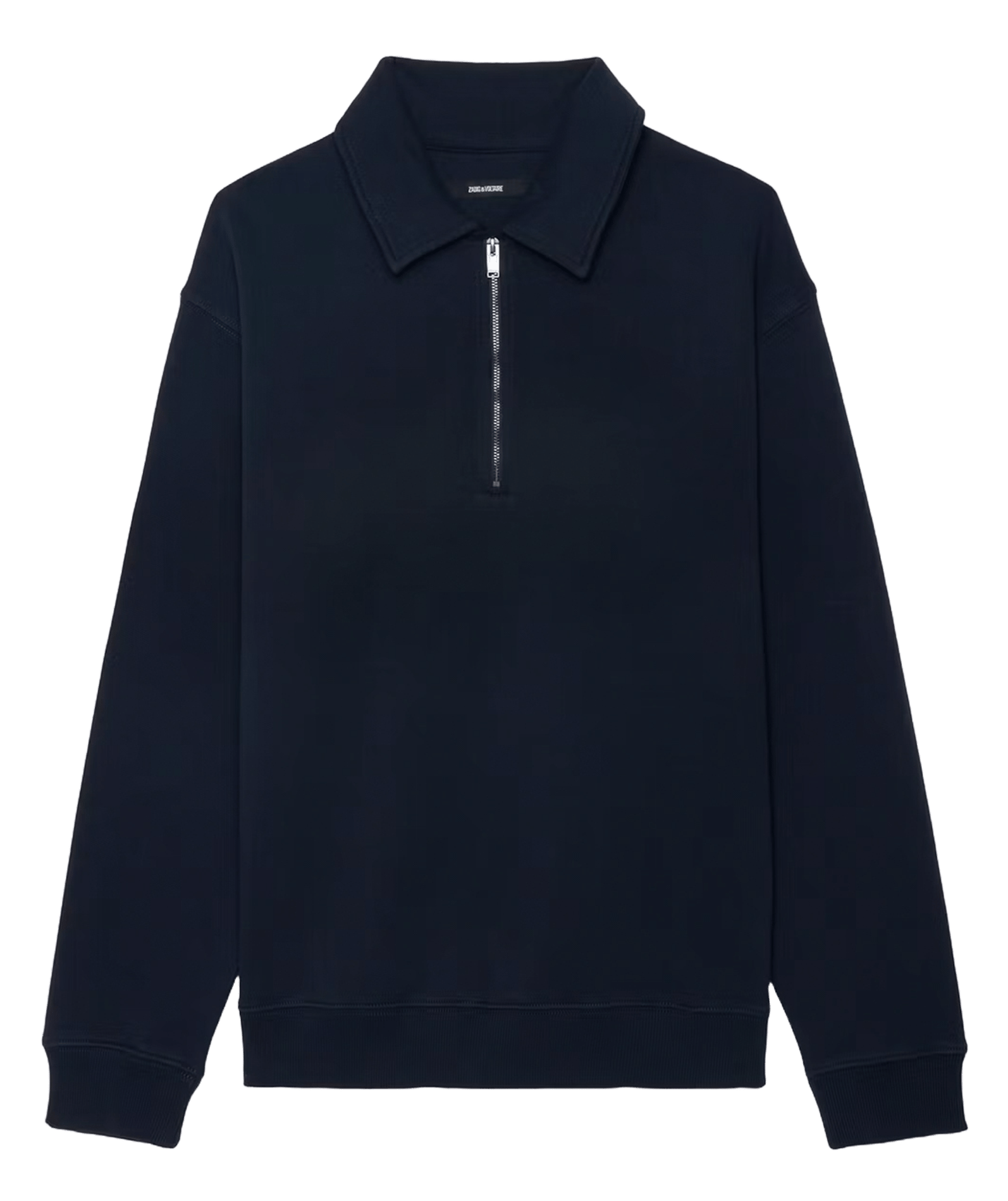 Sweat droit en coton moya ZADIG&VOLTAIRE Bleu