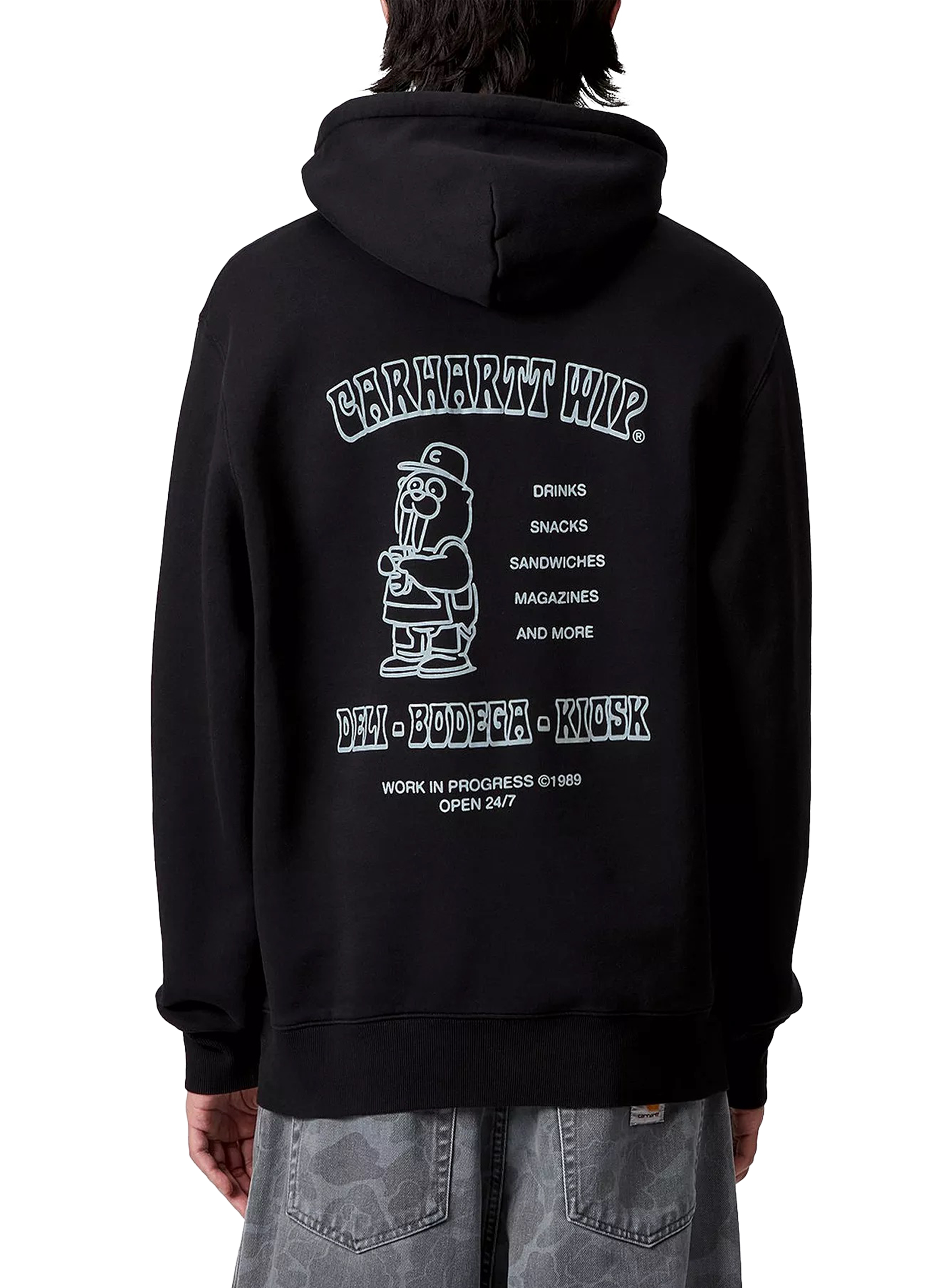 Cotton Sandwich Hoodie CARHARTT WIP Black