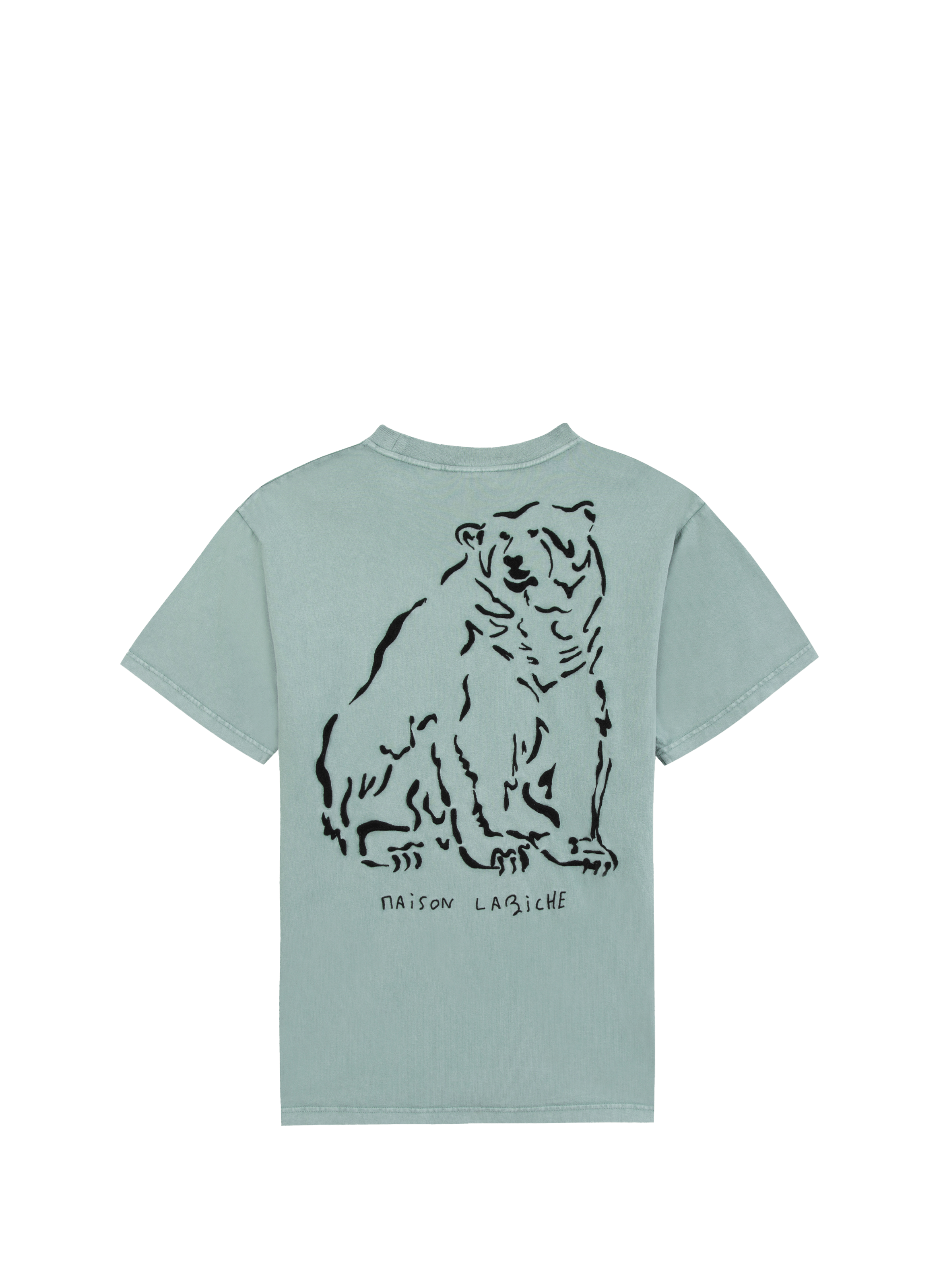 T-shirt brodé en coton  MAISON LABICHE Vert