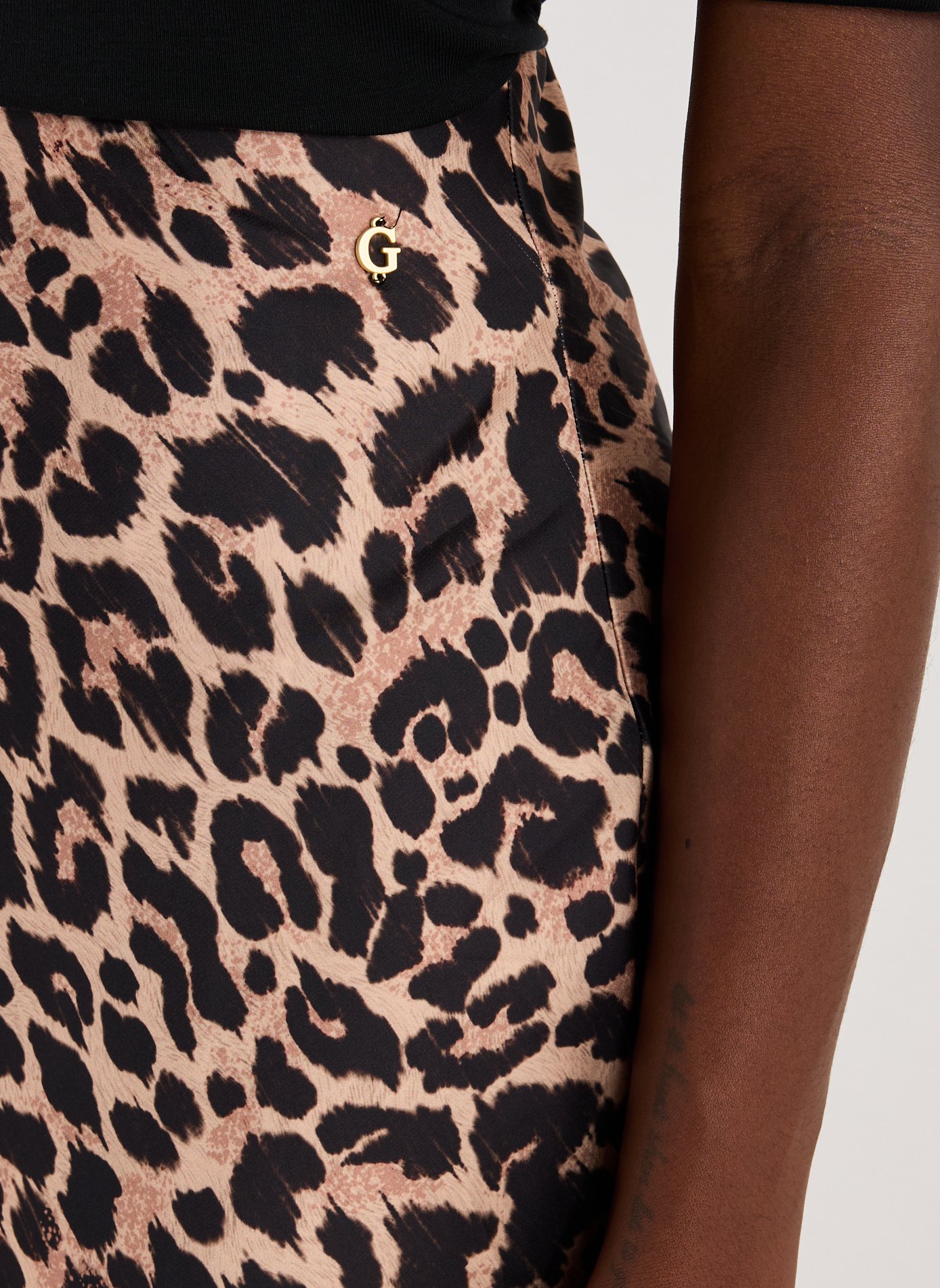 Printed long skirt GUESS Multicolour