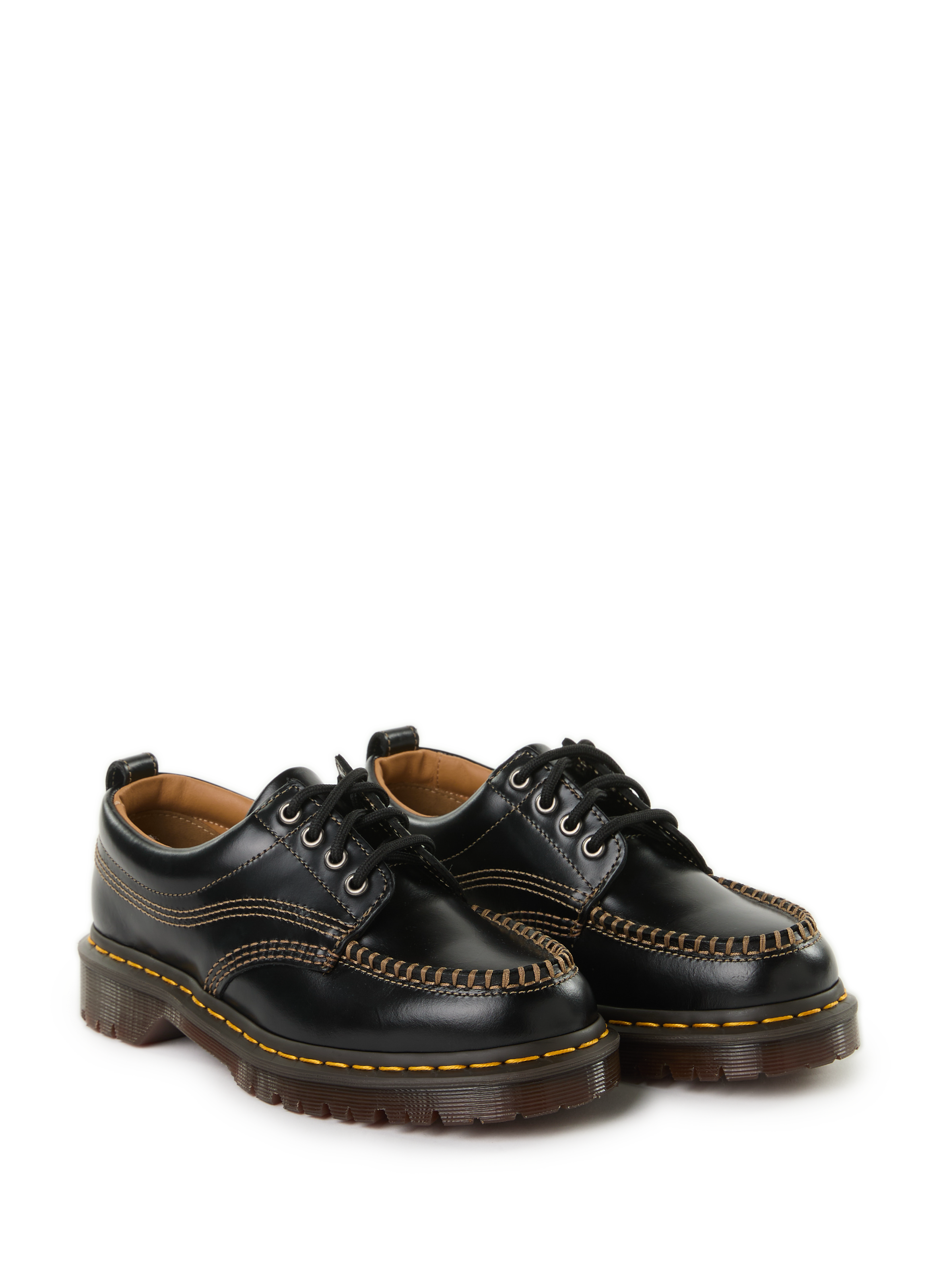 Derbies unies en cuir DR. MARTENS Noir