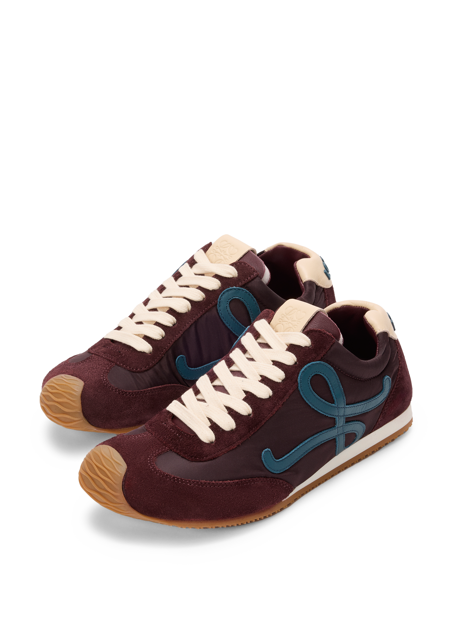 Baskets basses Ballet Runner 2.0 en cuir mélangé Rouge