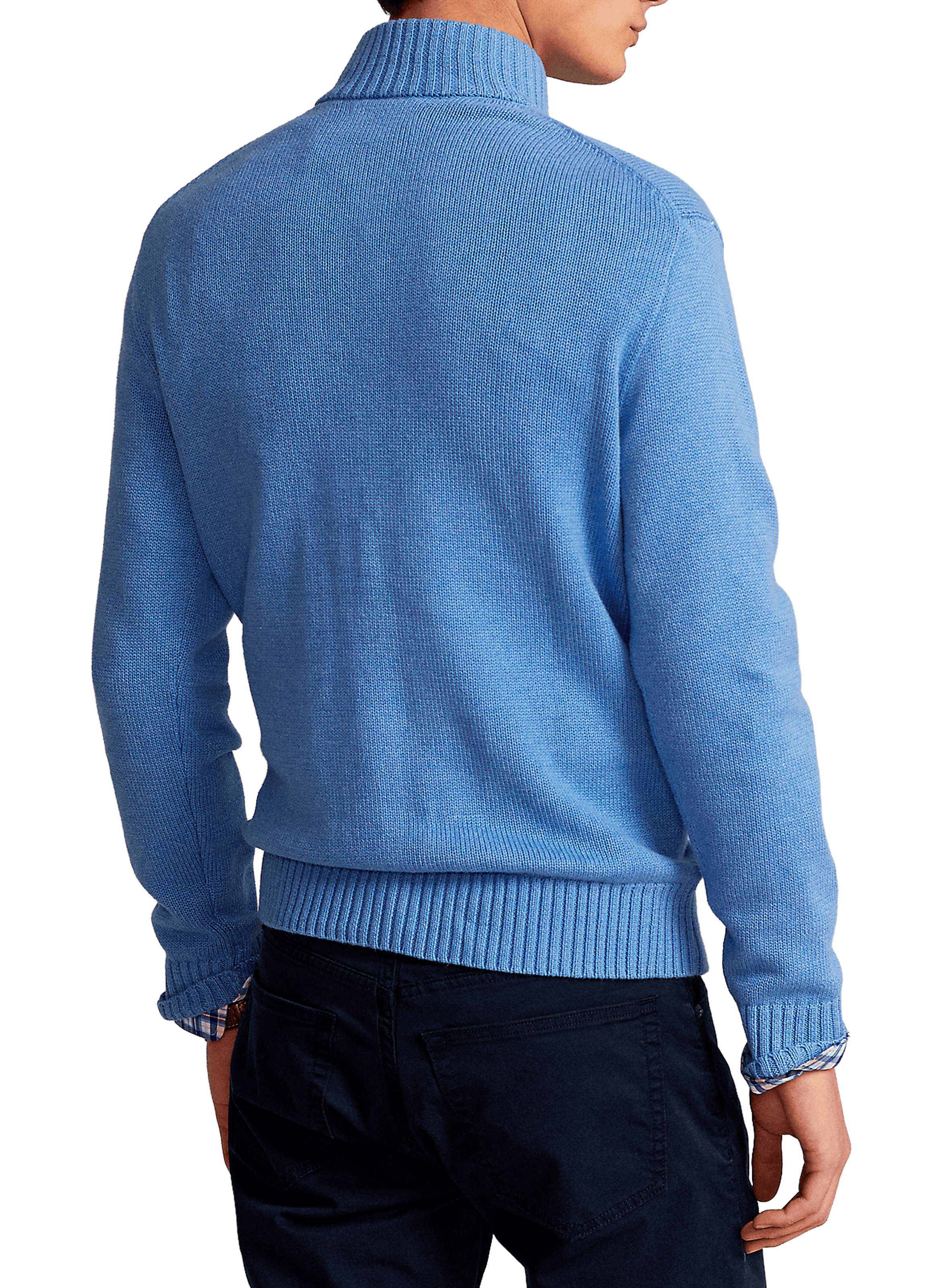 Funnel neck half-zip jumper POLO RALPH LAUREN Blue