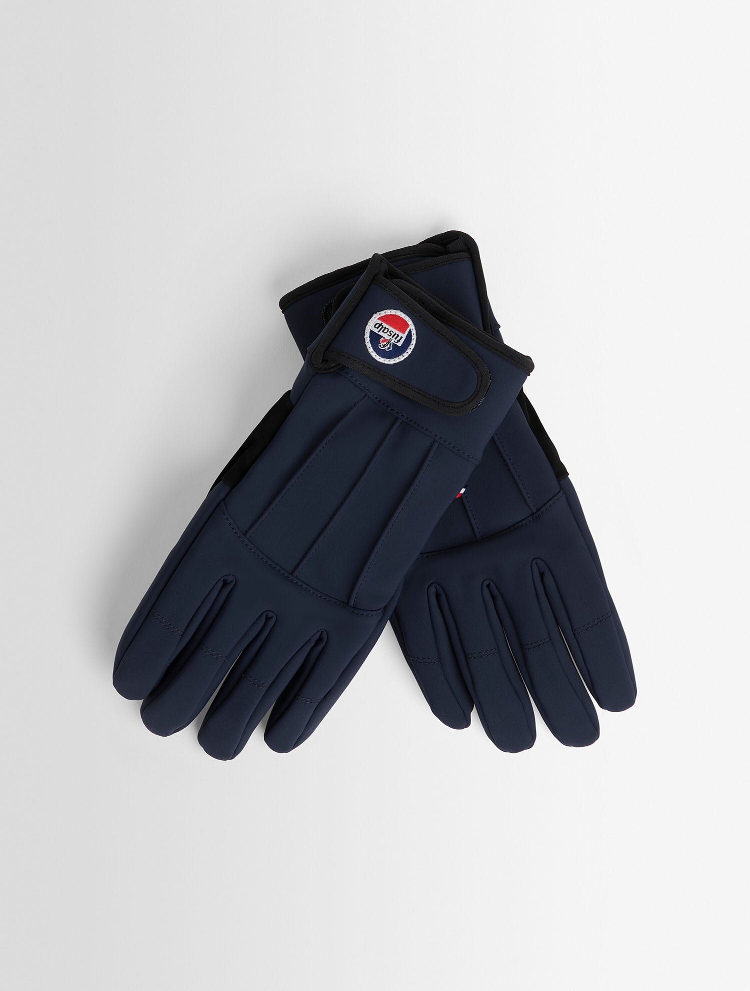 Gants de ski glacier m glove cuir de chevre FUSALP Bleu