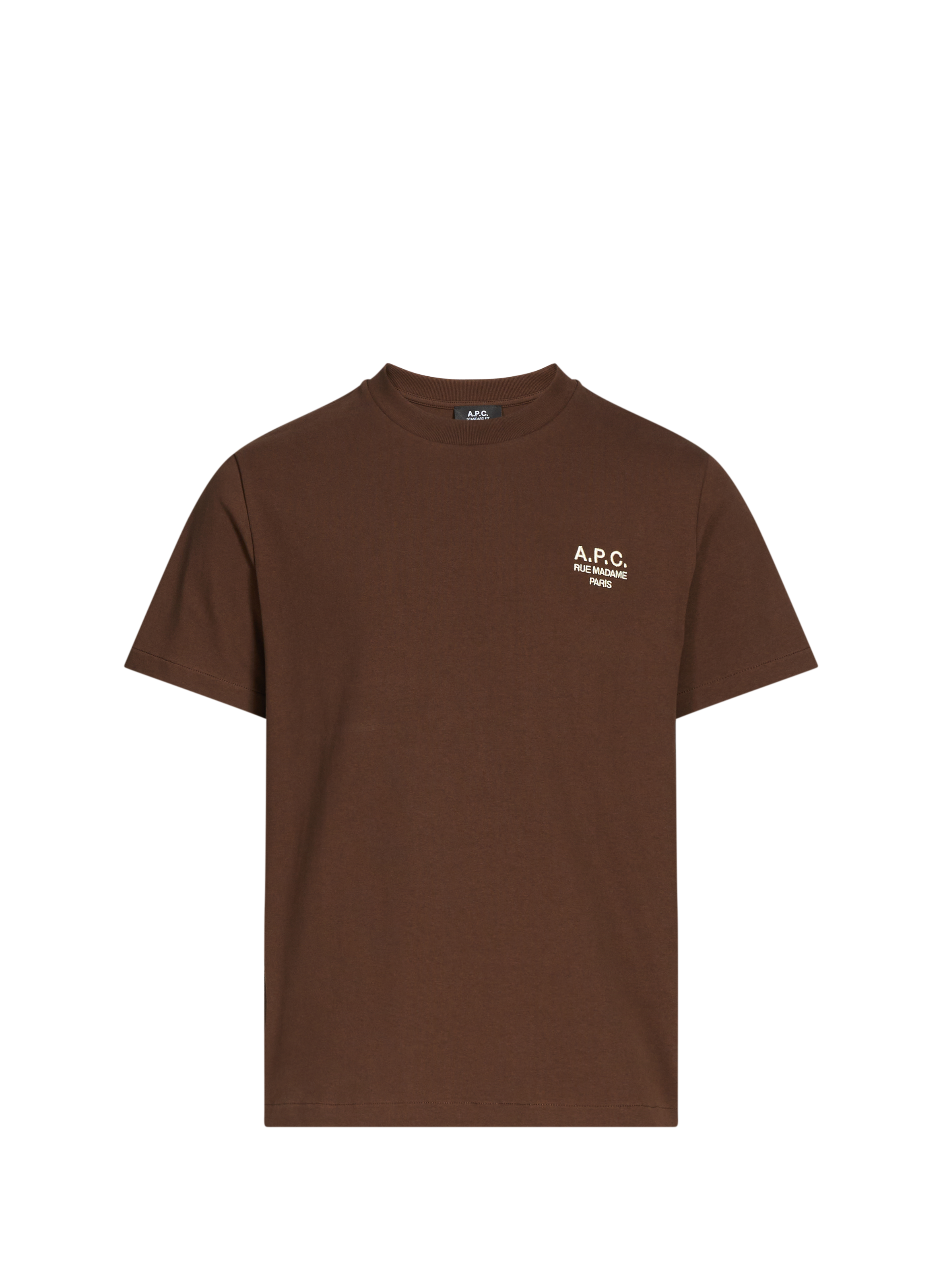 A.P.C. T-shirt en coton Marron
