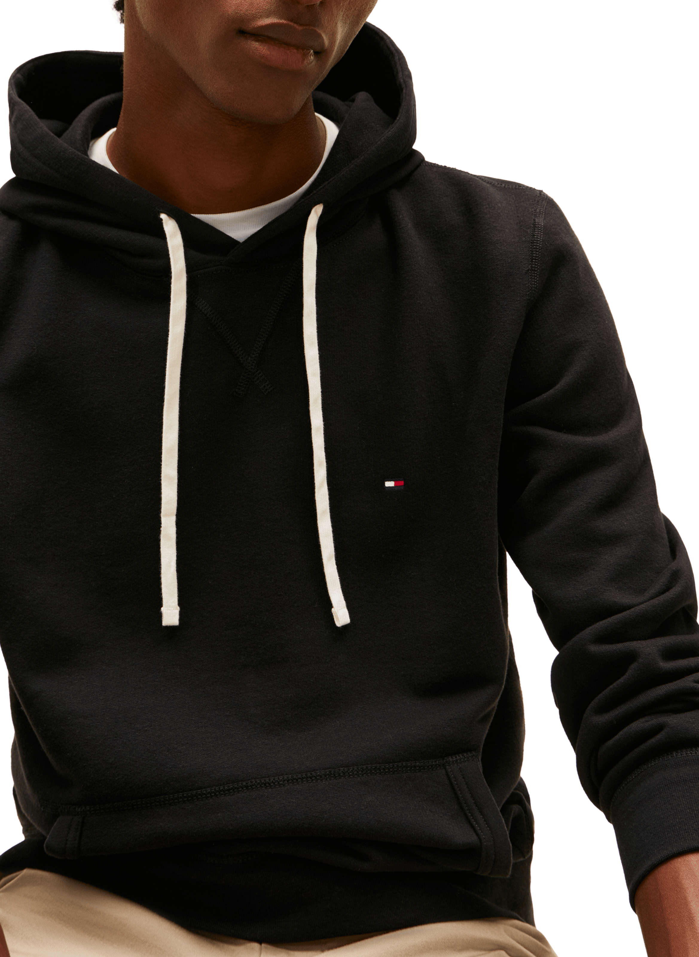 Cotton hoodie TOMMY HILFIGER Black
