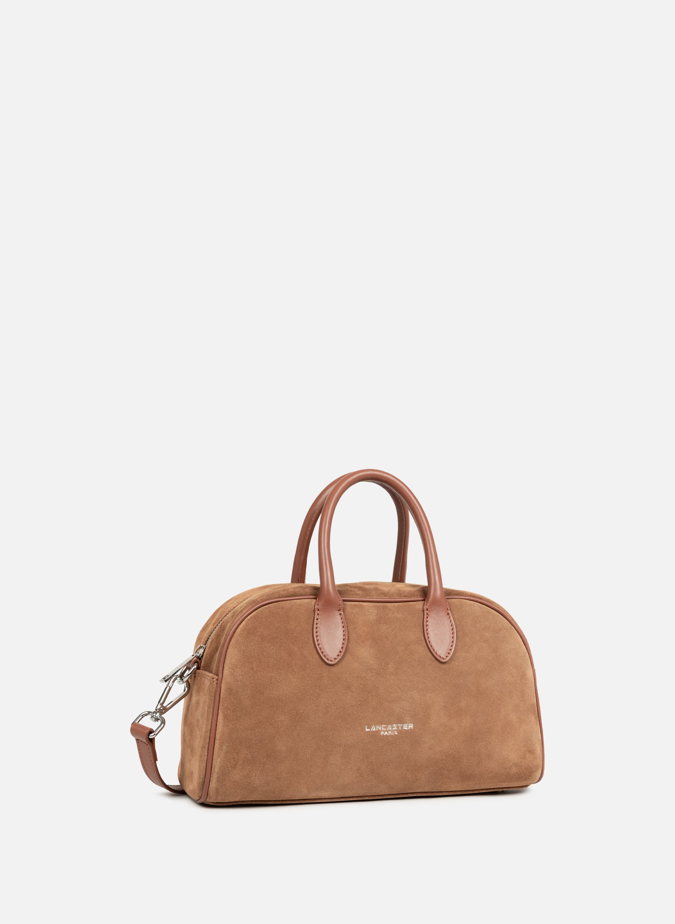 M bowling bag - Suède LANCASTER Brown