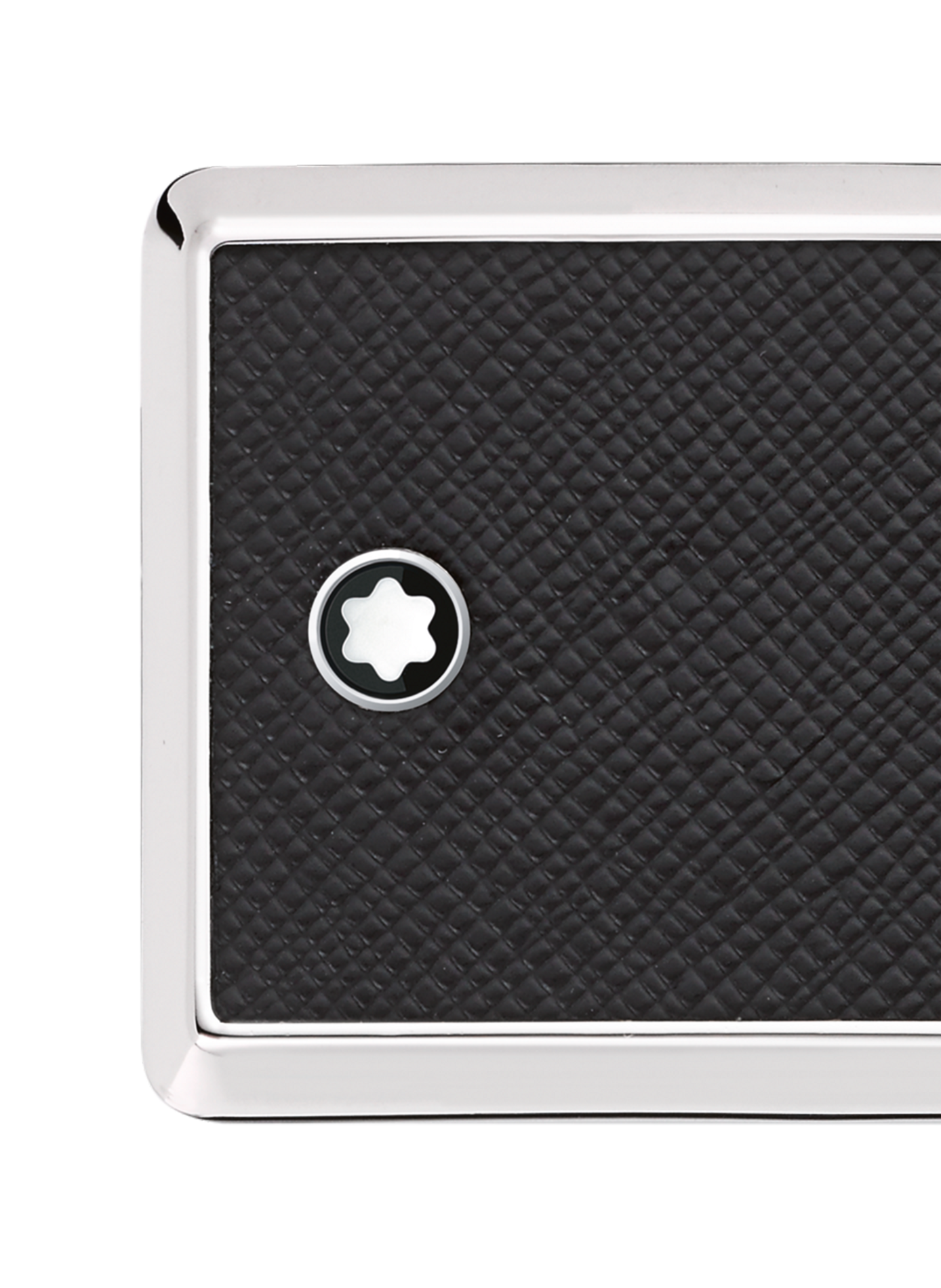 Adjustable leather belt MONTBLANC Black