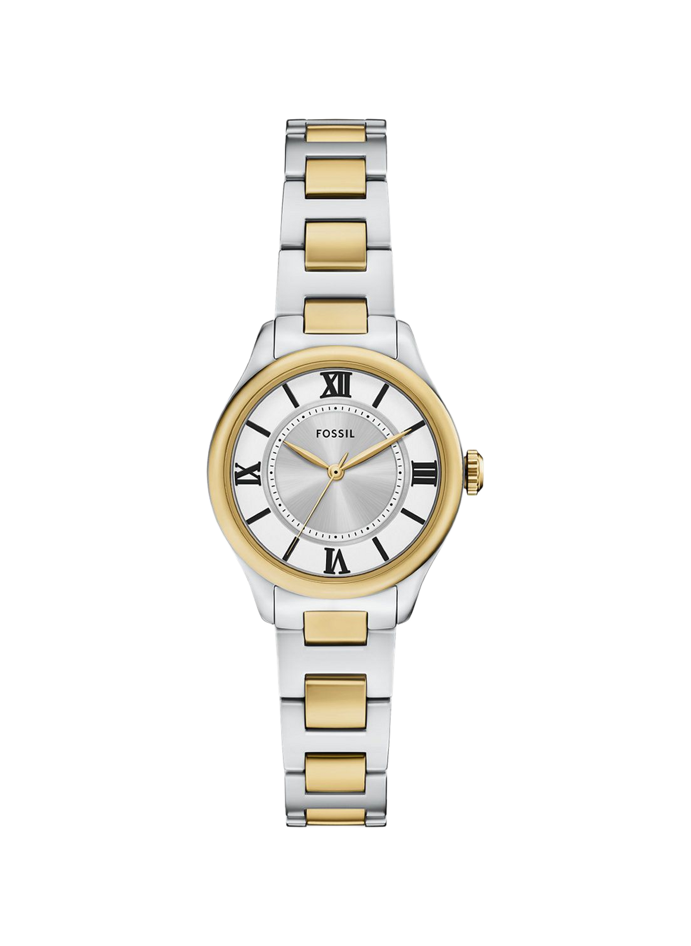 Montre quartz en acier inoxydable FOSSIL Argent