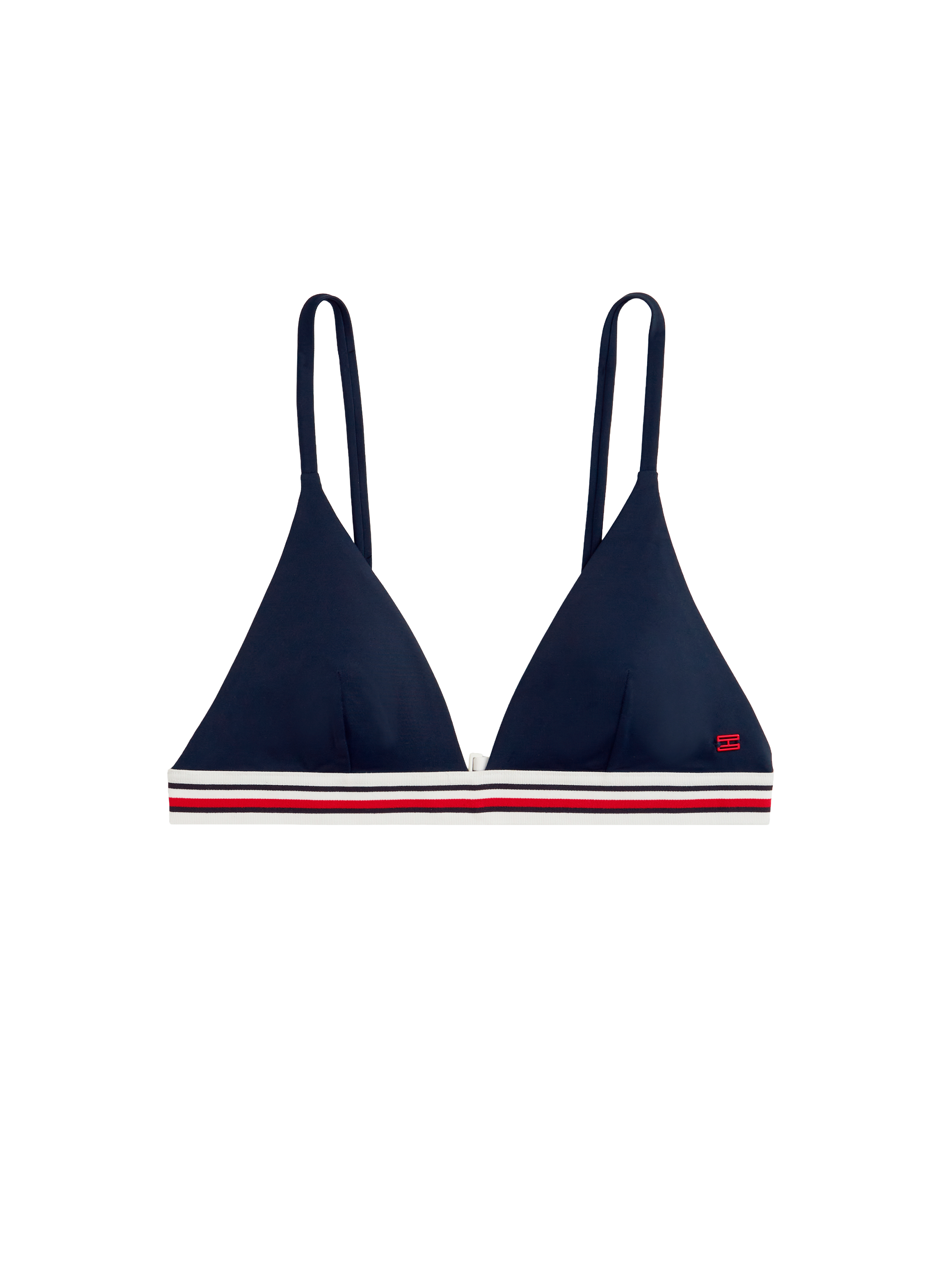 Top de bikini a rayas TOMMY HILFIGER Azul