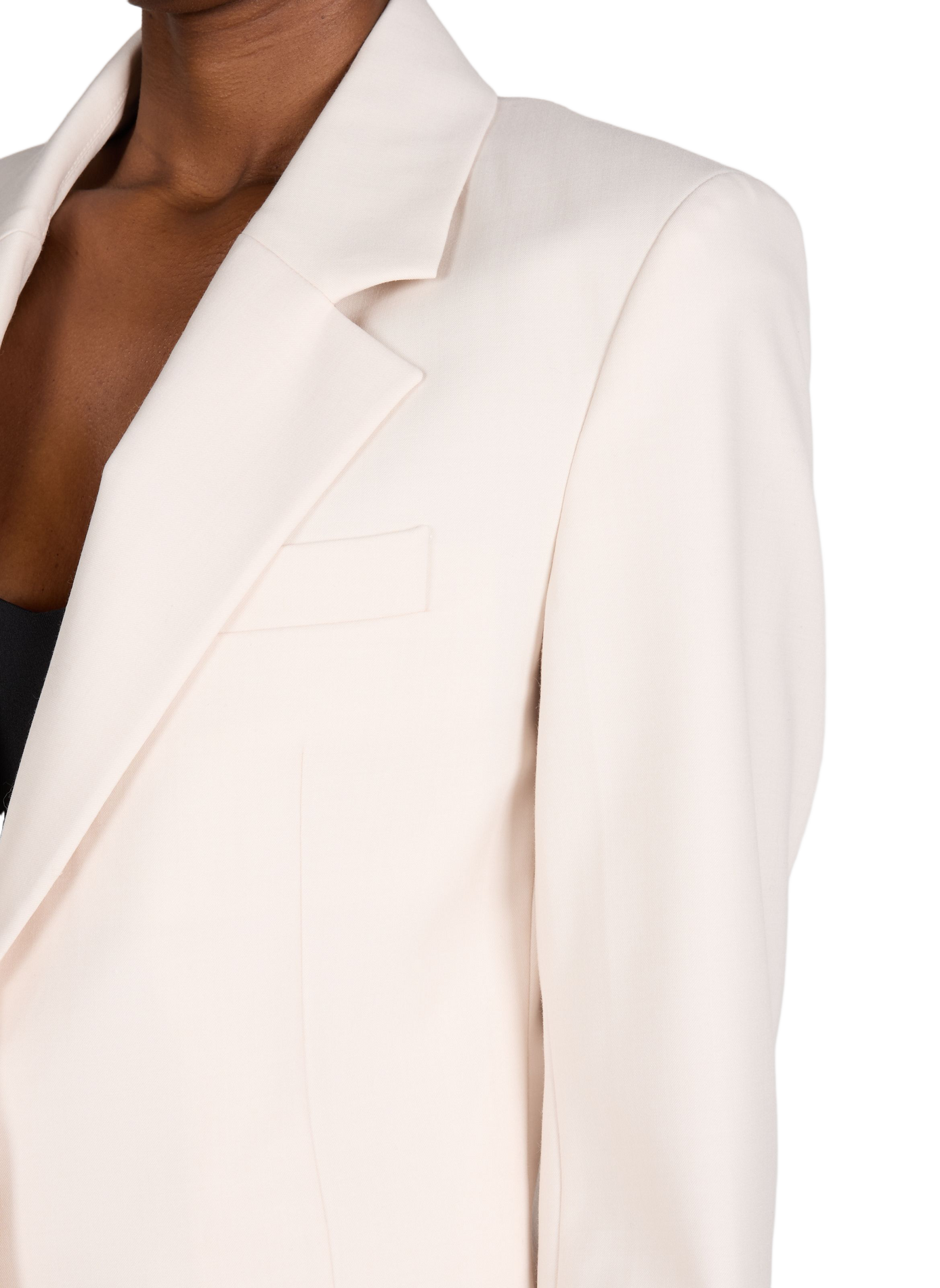 Veste de costume unie VICTORIA BECKHAM Beige