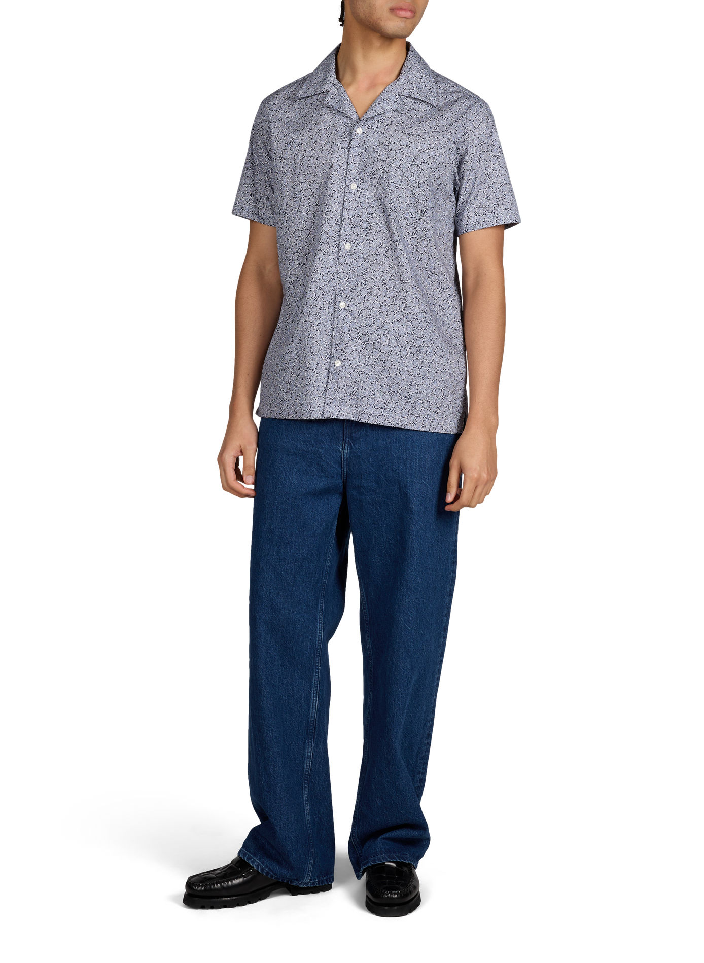 Chemise droite Hetina-D à motif en coton AU PRINTEMPS PARIS Multicolore