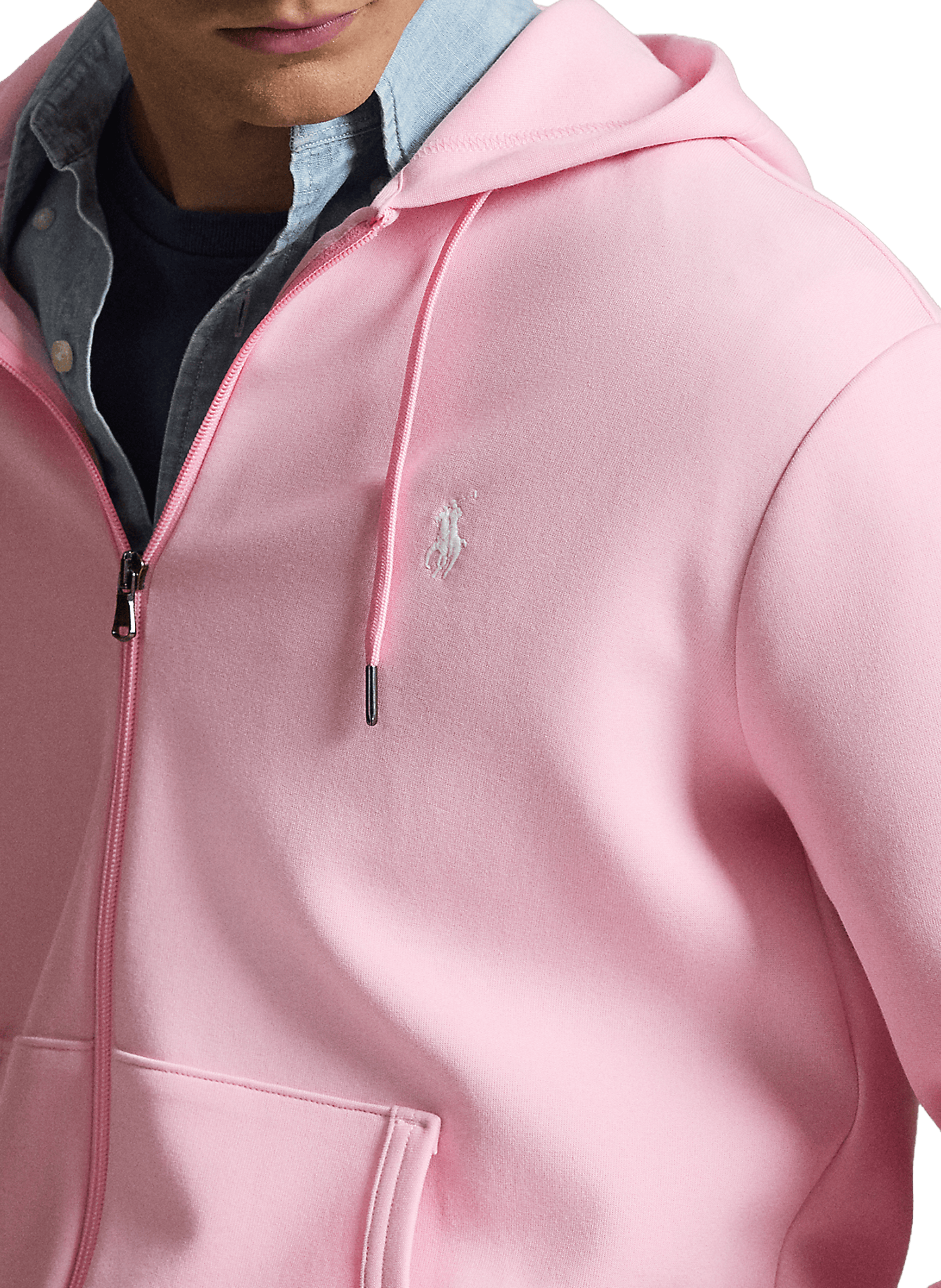 Hoodie avec fermeture à glissière POLO RALPH LAUREN Rose