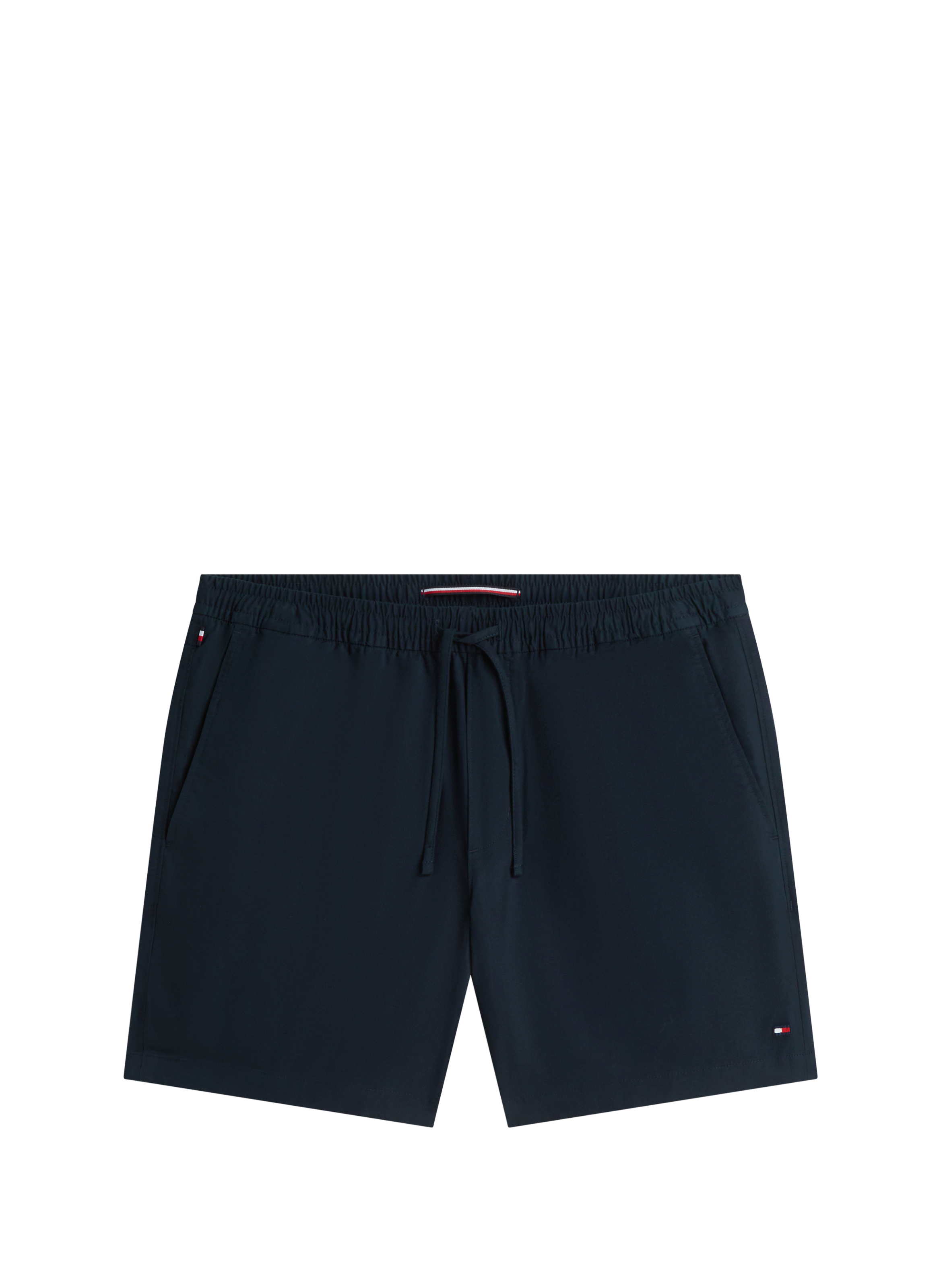 Gerade geschnittene Dover Shorts mit Logo aus Baumwollmischung TOMMY HILFIGER Blau