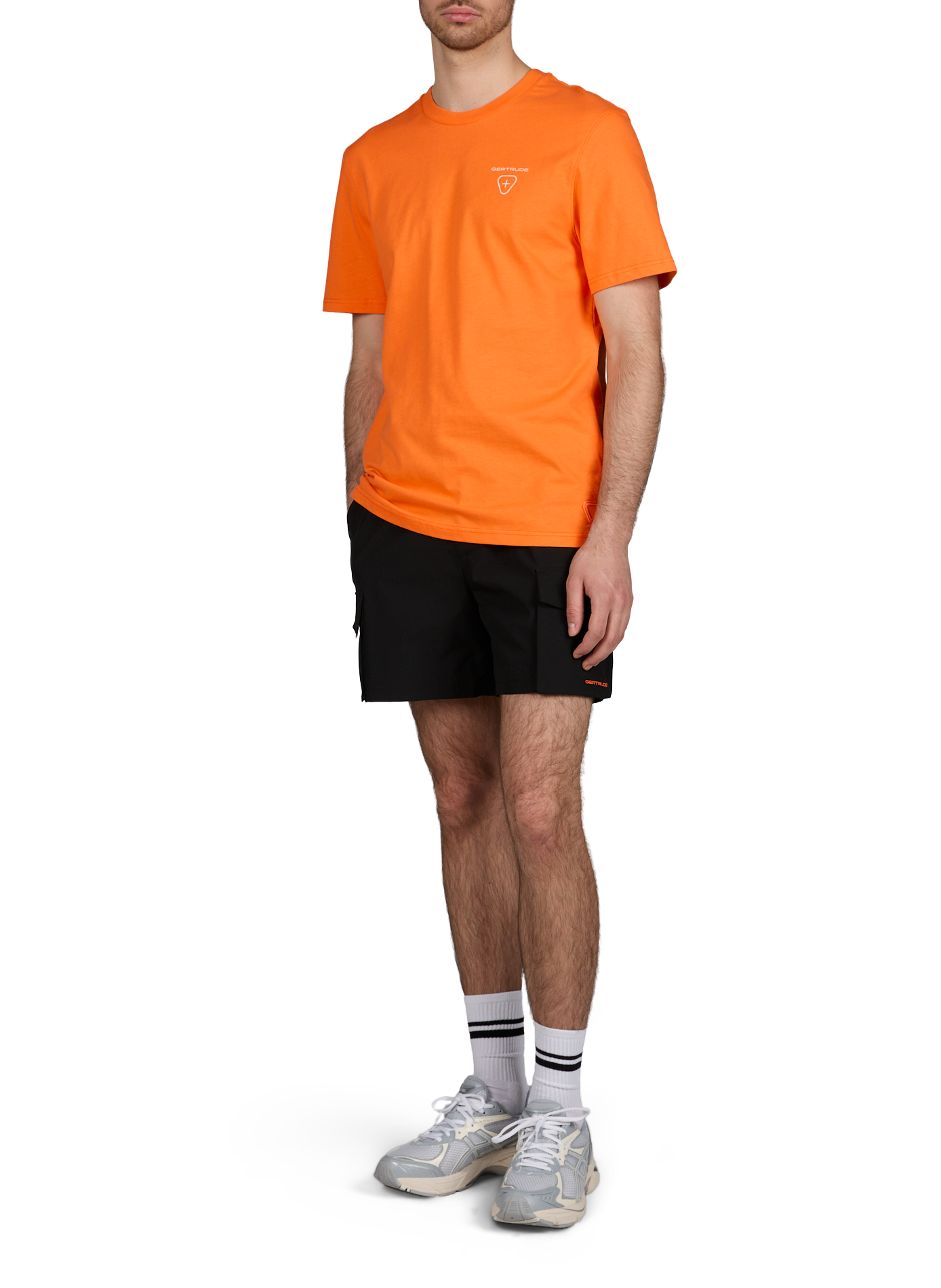 T-shirt imprimé en coton GERTRUDE ET GASTON Orange