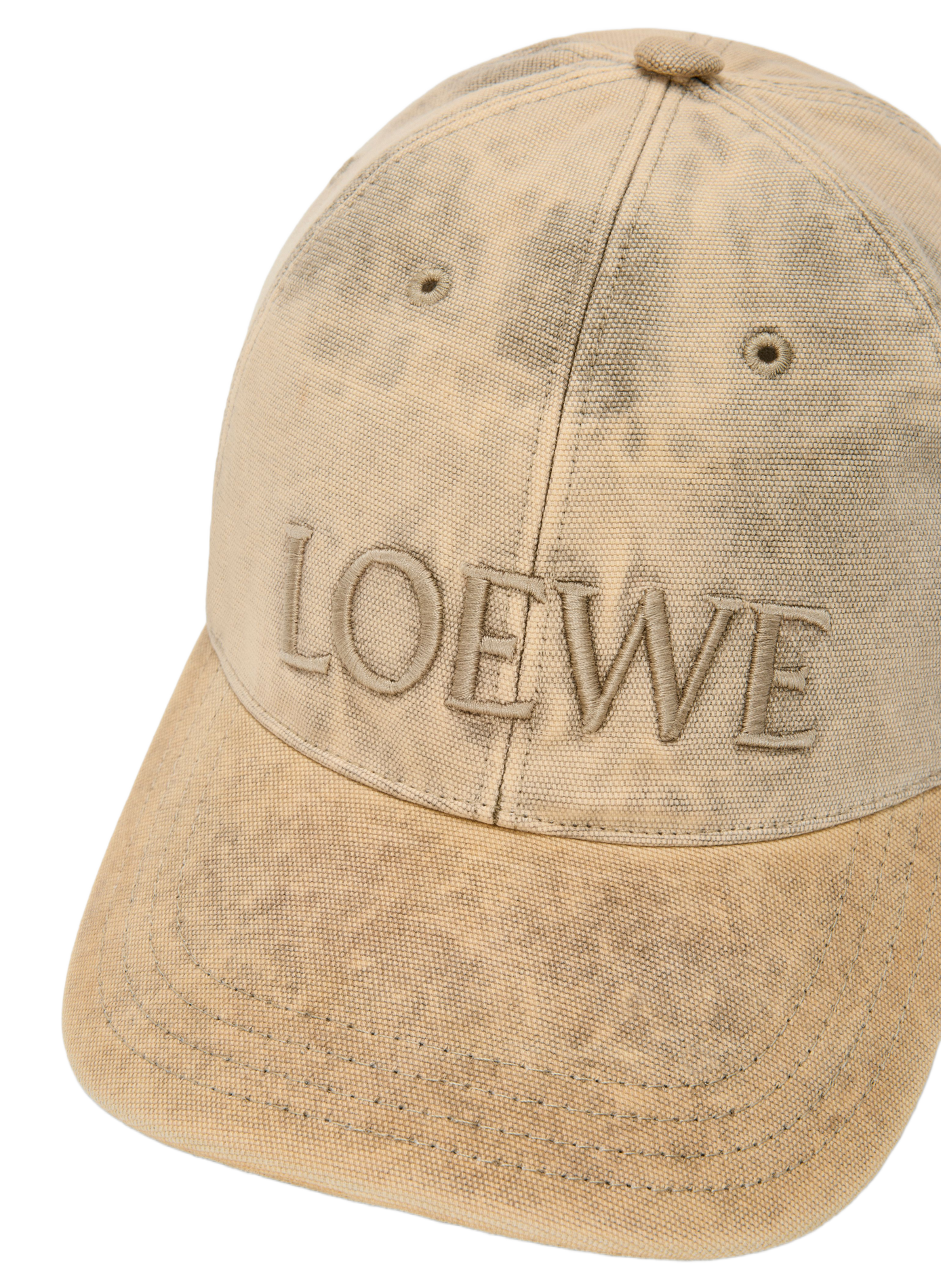 Casquette brodée LOEWE en denim  LOEWE Blanc