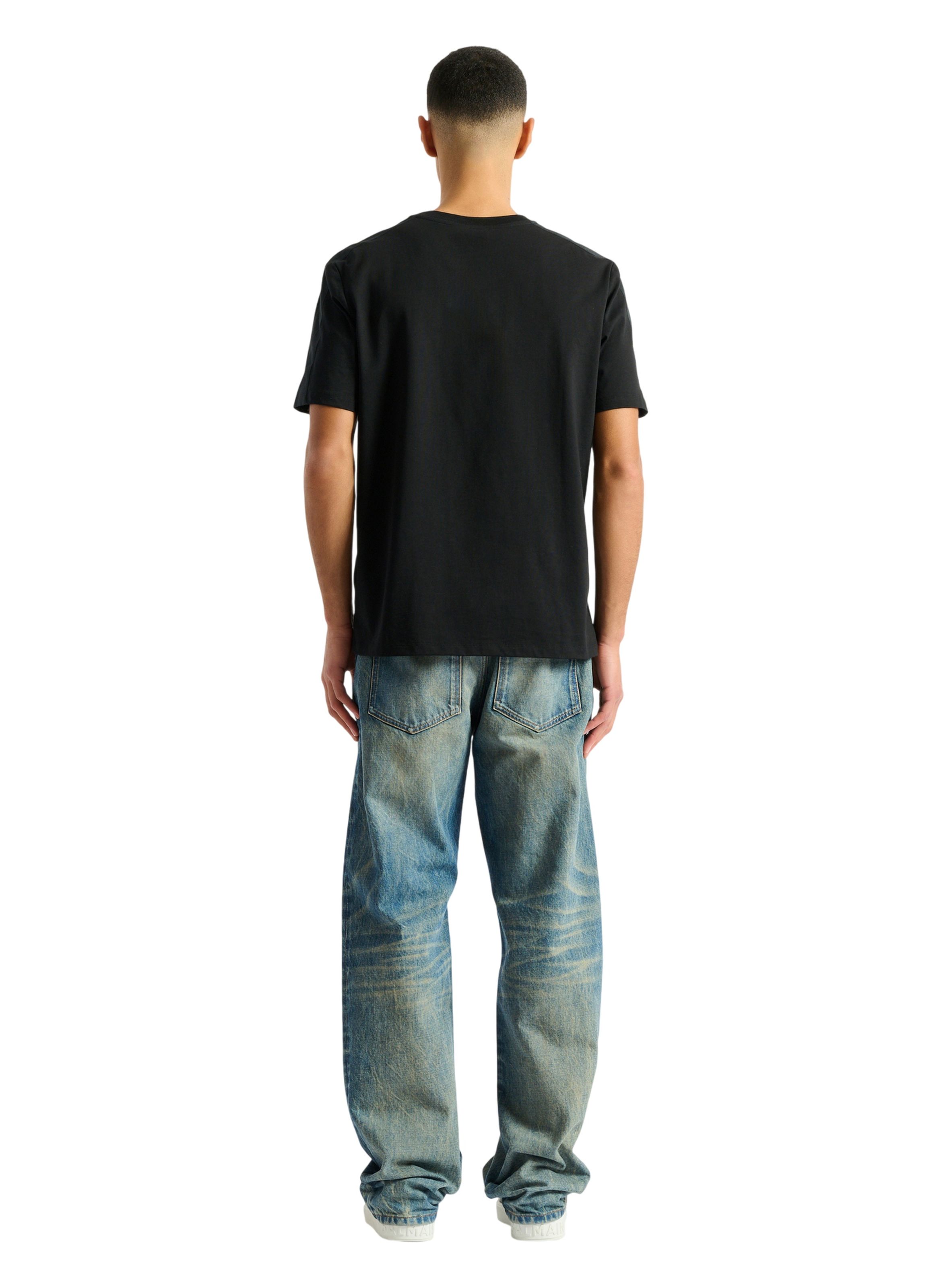 T-shirt balmain insect brodé BALMAIN Noir