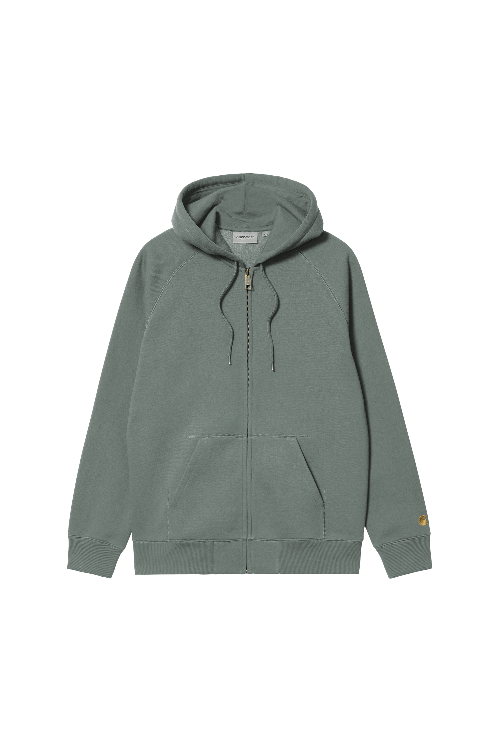 Hoodie zippé hooded chase CARHARTT WIP Vert