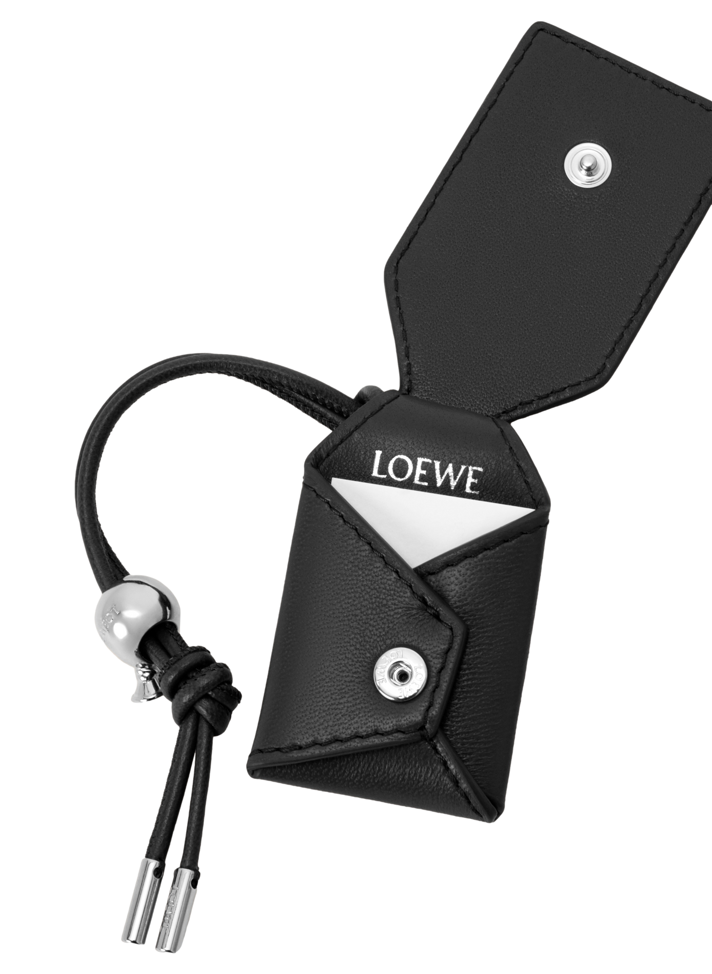 Medium Featherlight Puzzle Bag in Nappa Lambskin Leather LOEWE Black