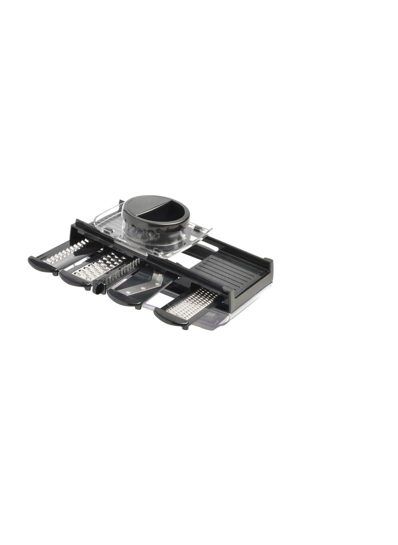 Mandoline with 5 blades and reservoir MASTRAD Black