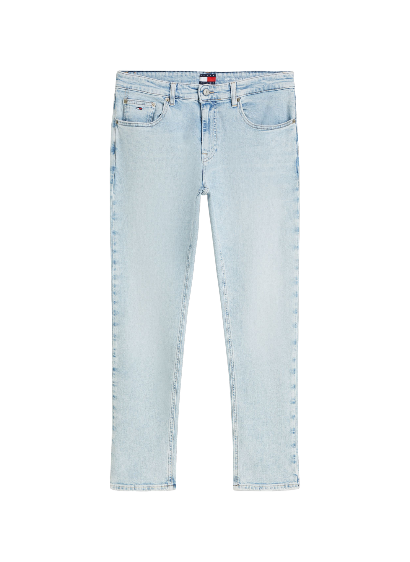 Slim fit washed denim jeans TOMMY HILFIGER Blue