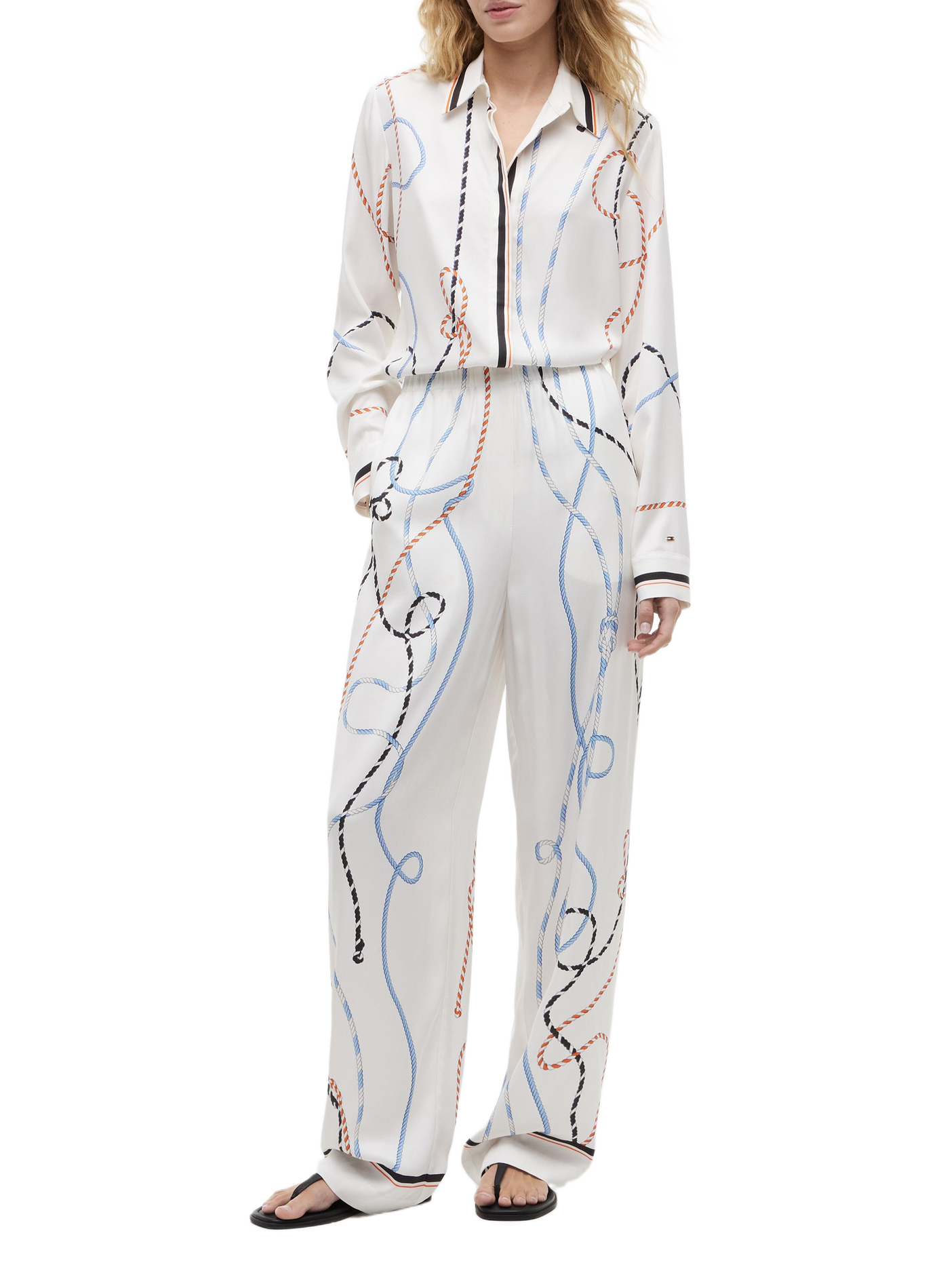 Wide-leg trousers TOMMY HILFIGER Multicolour