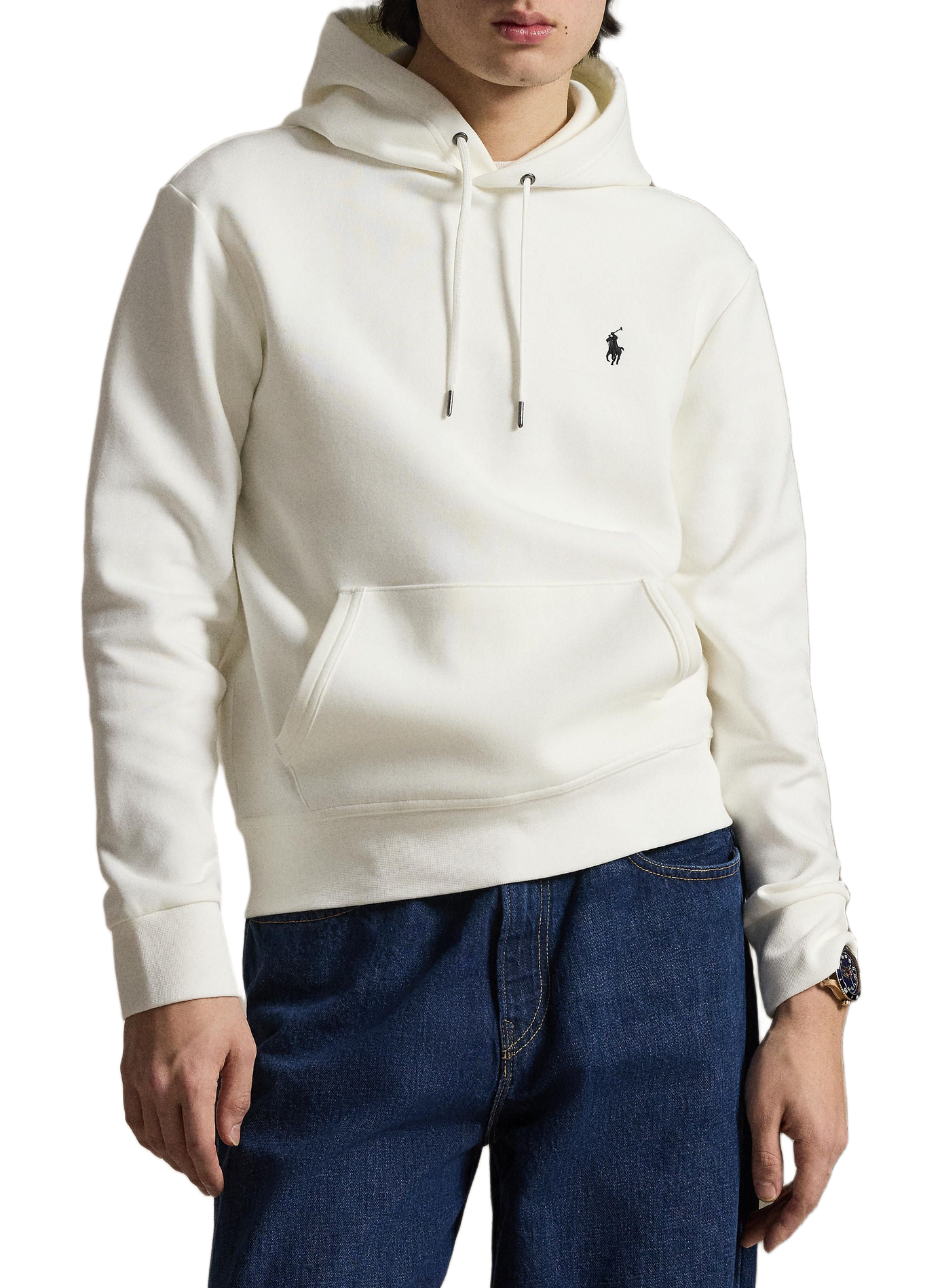 Hoodie en coton mélangé POLO RALPH LAUREN Blanc
