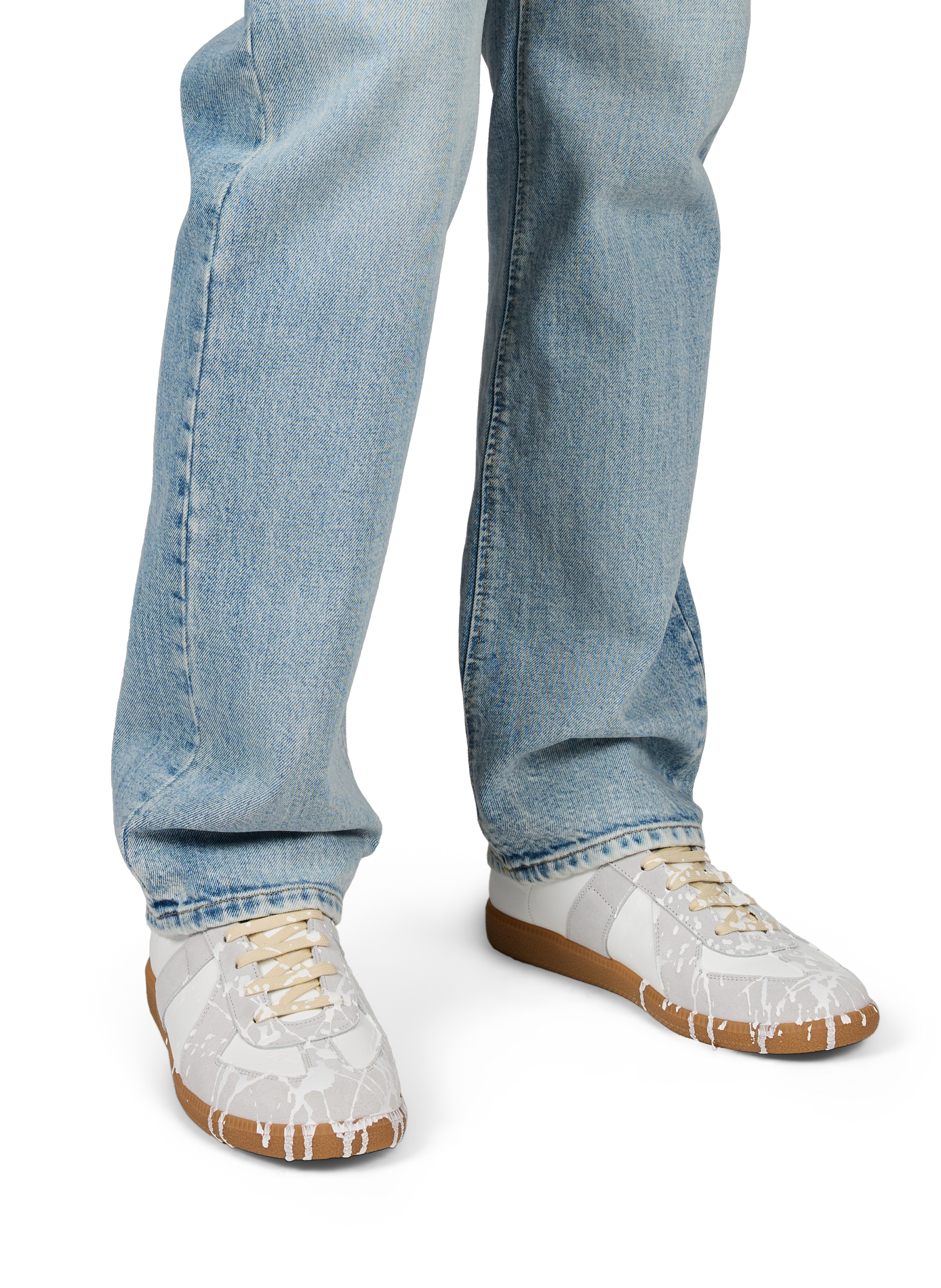 Low-top leather sneakers MAISON MARGIELA White