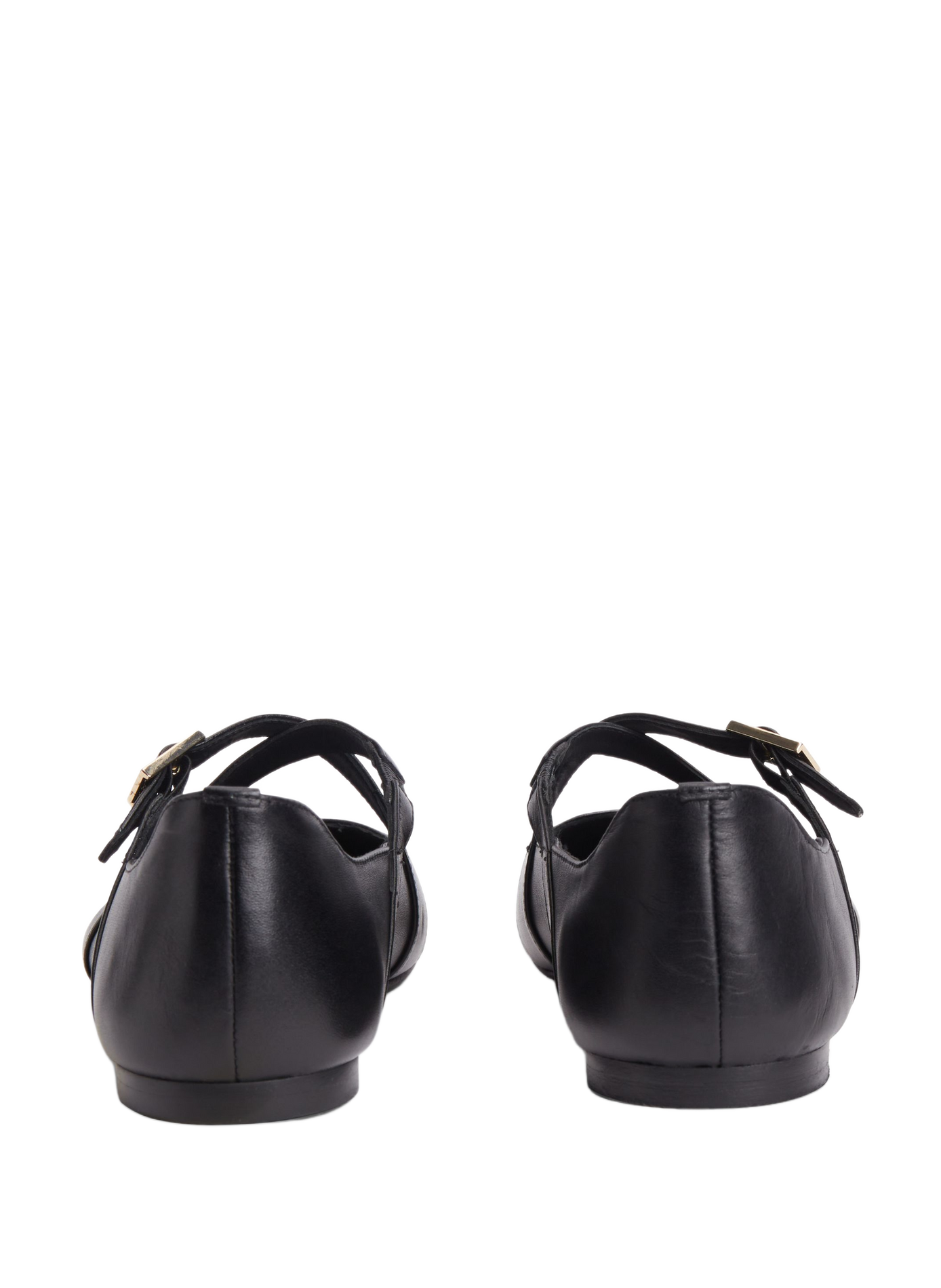 Ballerines Mary Jane à brides en cuir TOMMY HILFIGER Noir