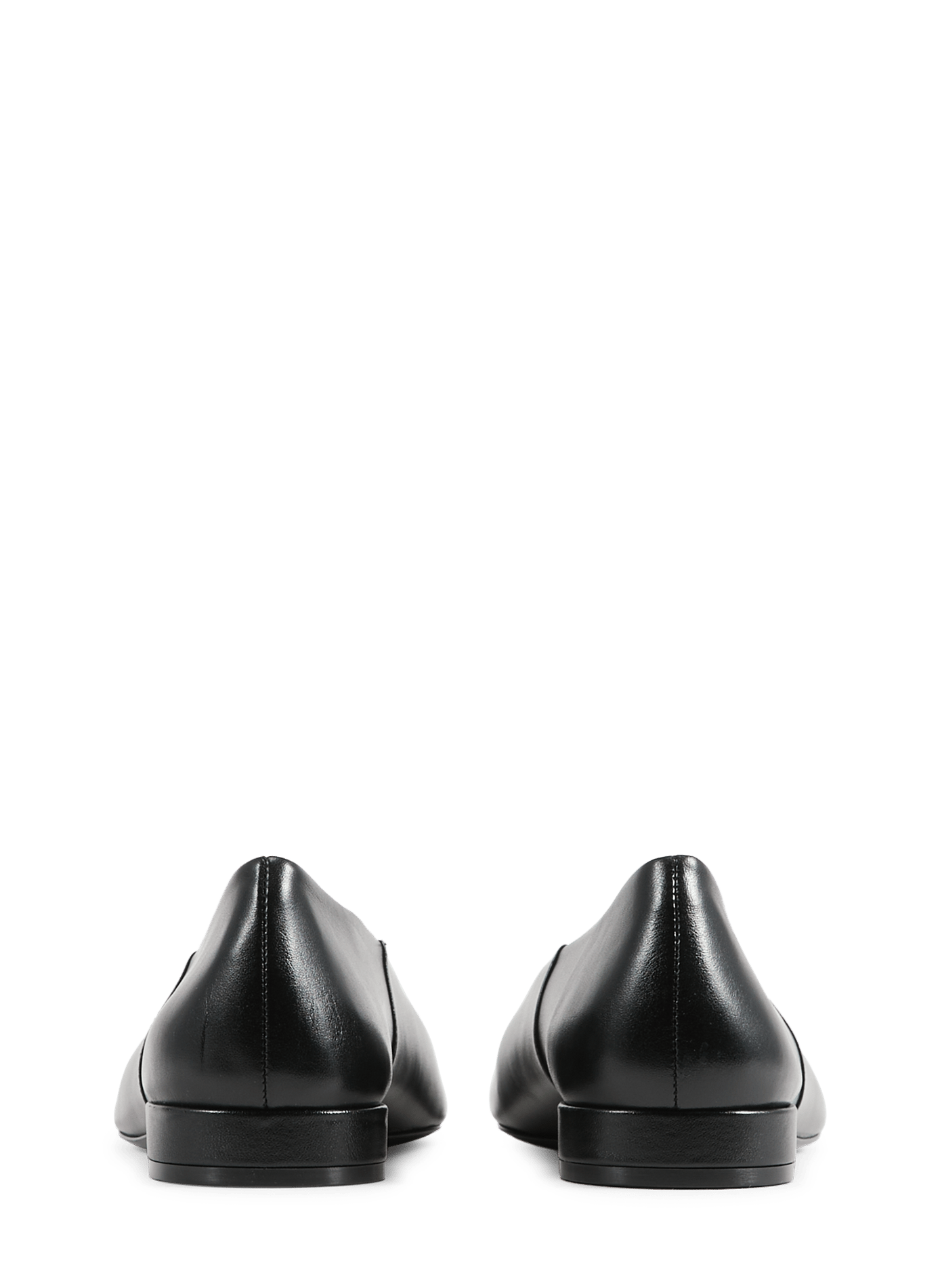 Leather ballet flats STUART WEITZMAN Black