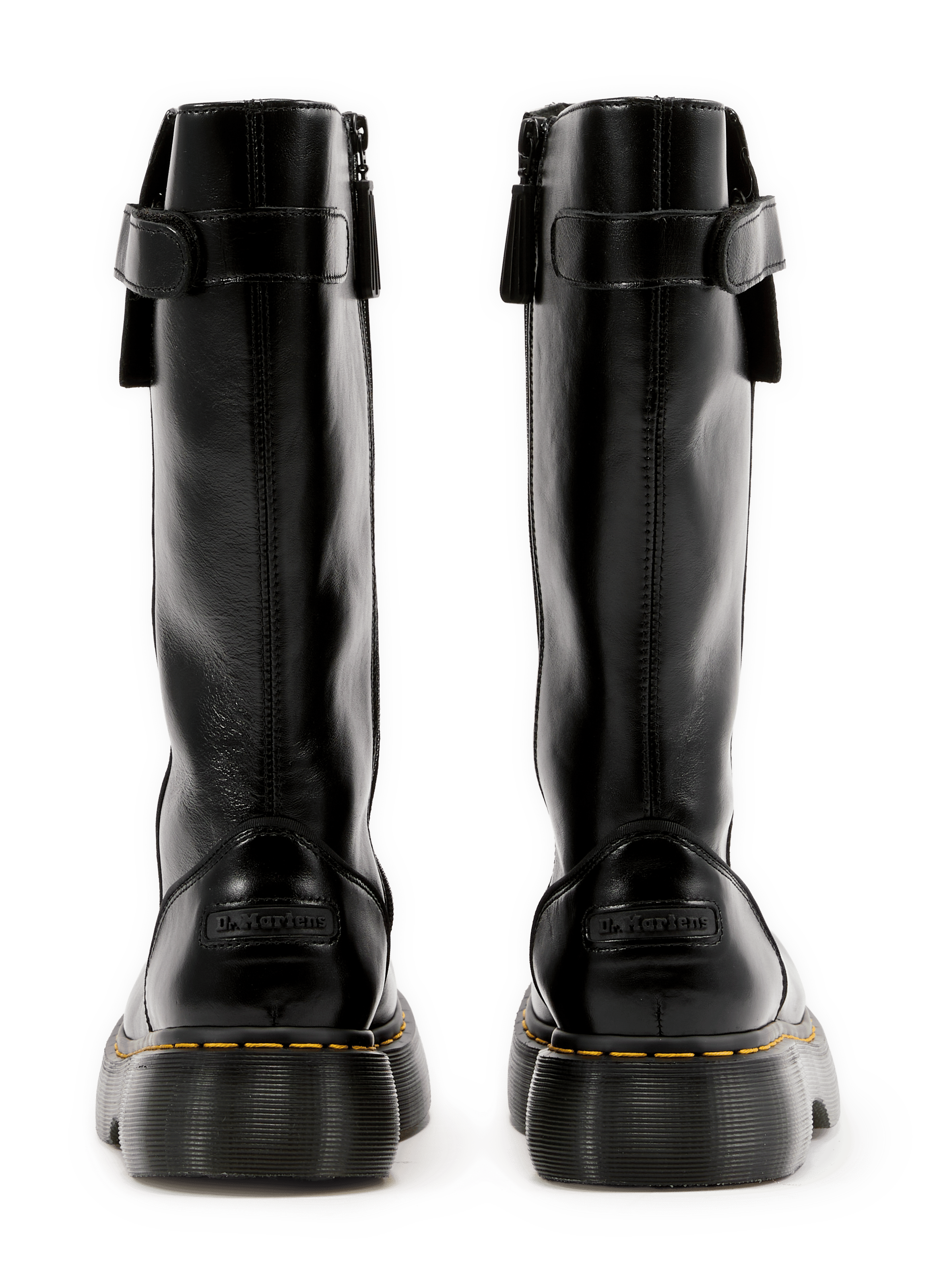 Stiefel Buzz Hi High aus Rindsleder DR. MARTENS Schwarz