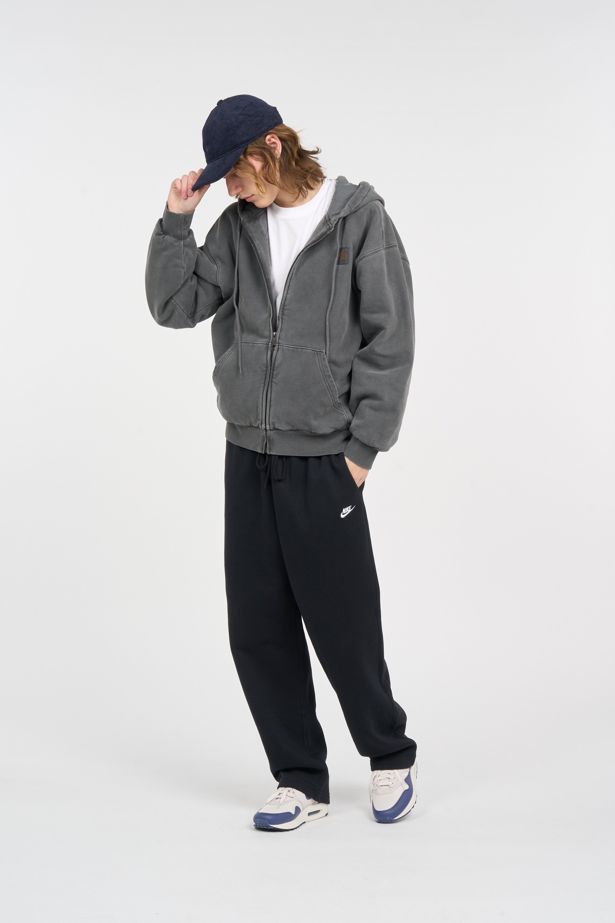 Hoodie zippé hooded vista CARHARTT WIP Noir