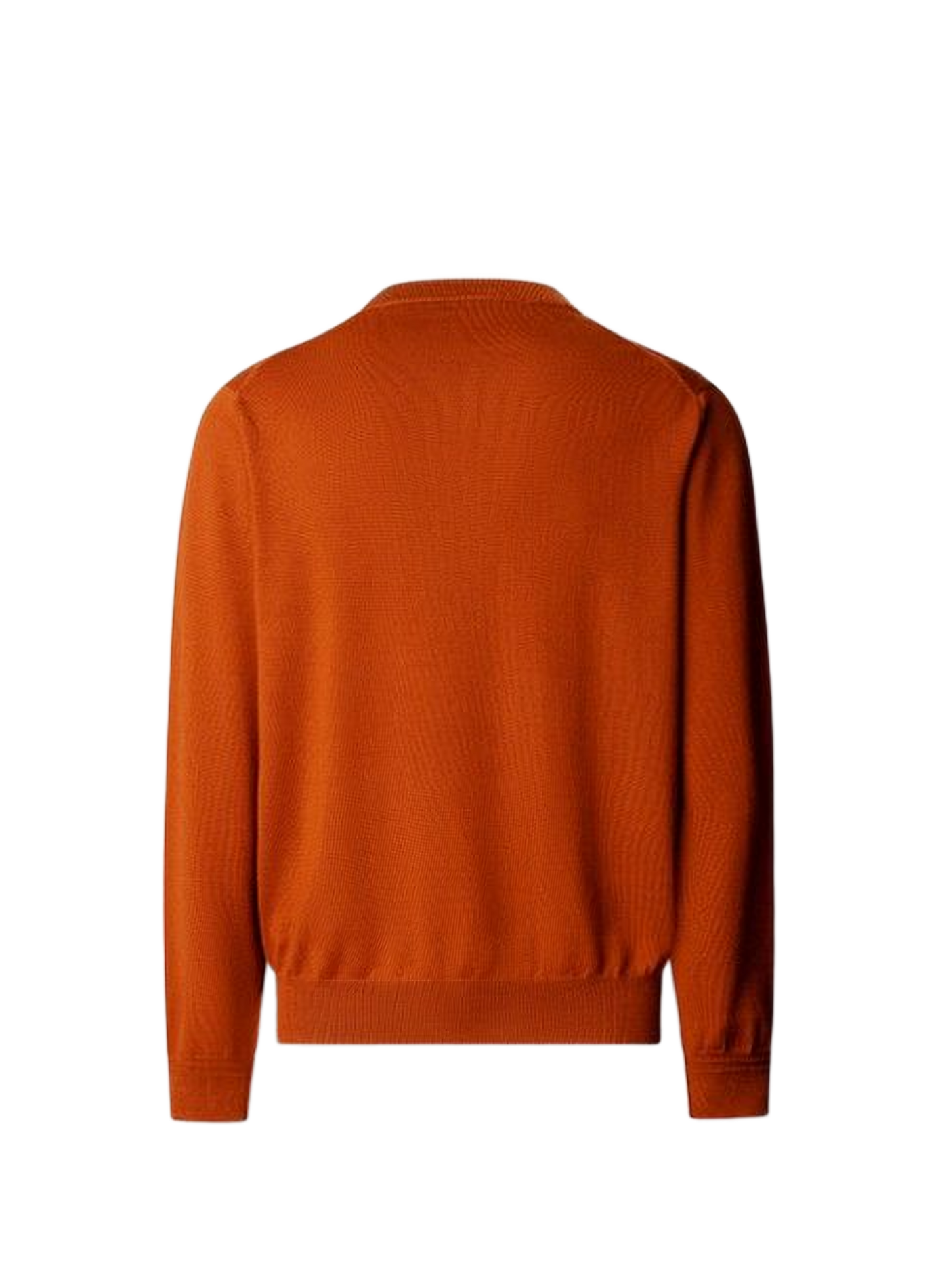 Round neck wool straight sweater FACONNABLE Brown