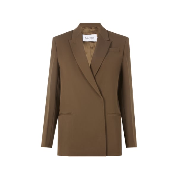 Blazer en laine mélangée